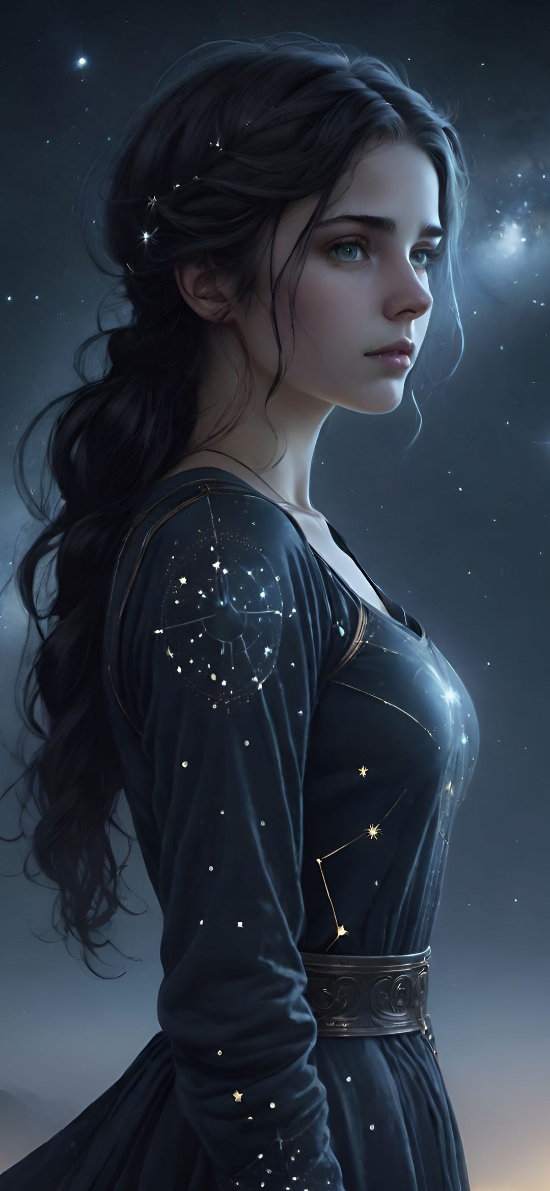 Celestial Maiden Portrait - fantasy wallpaper for OpersCraft