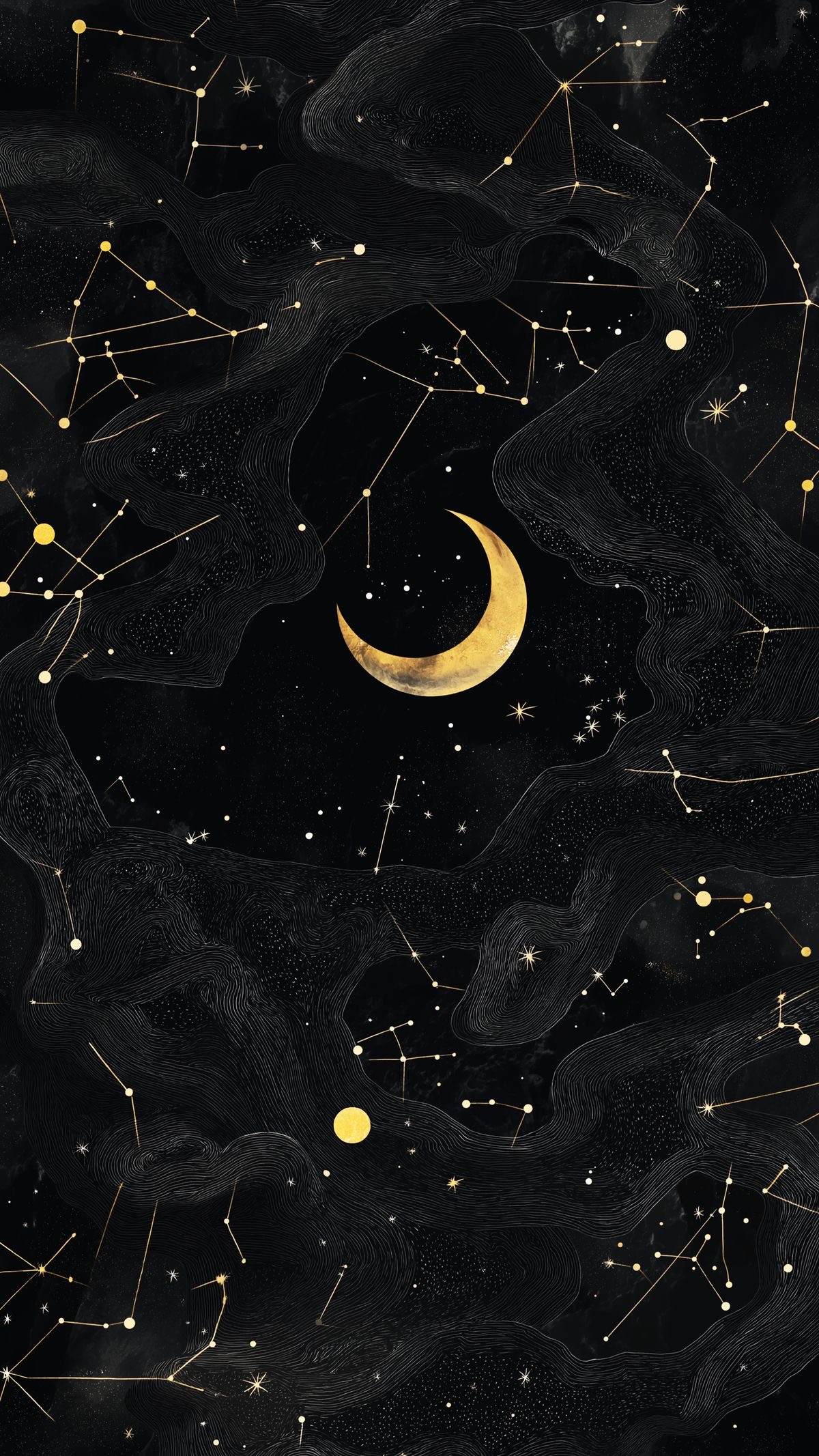 Celestial Moon Constellation - astrology wallpaper for OpersCraft