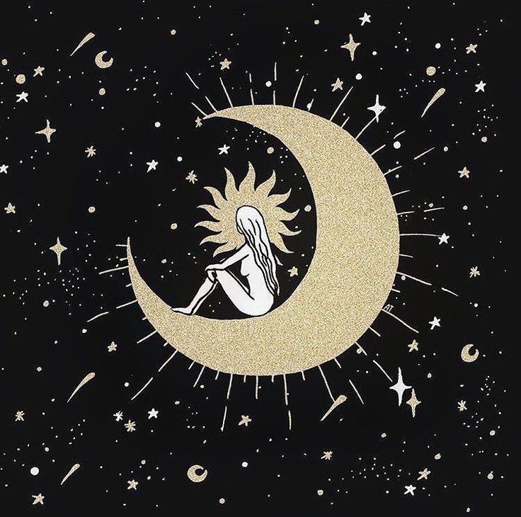 Celestial Moon Goddess - celestial wallpaper for OpersCraft