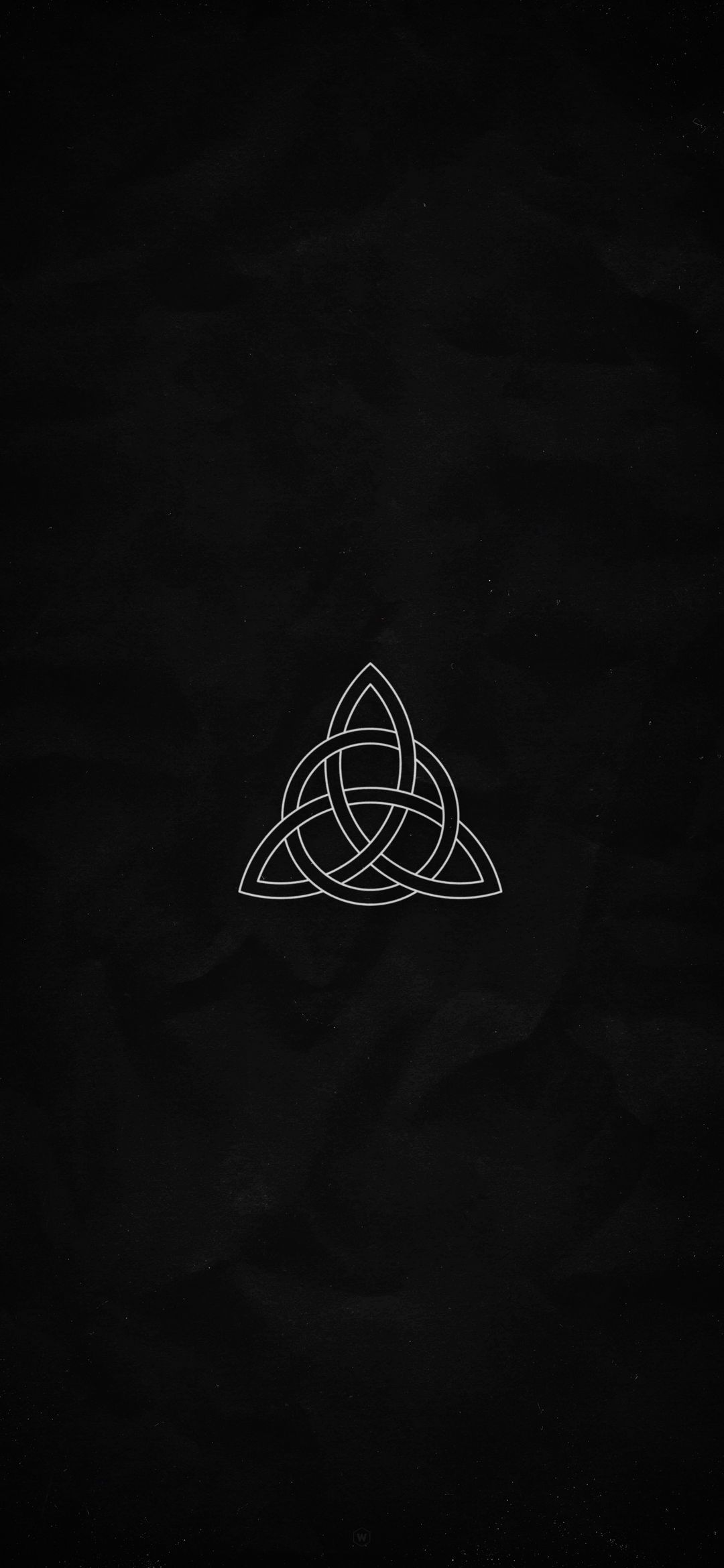 Celtic Knot on Black - minimal wallpaper for OpersCraft