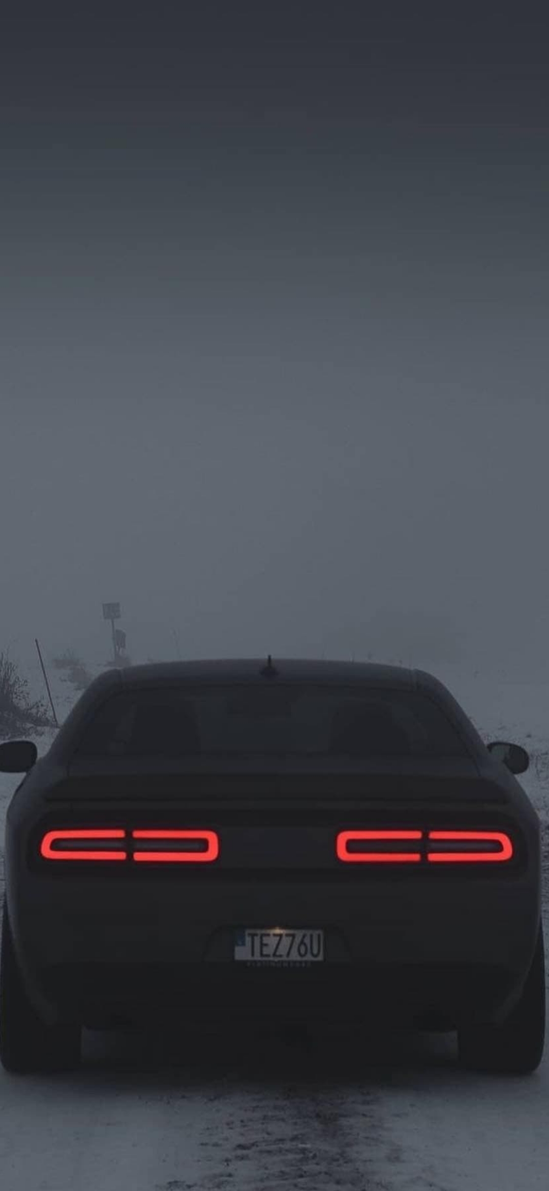 Challenger in the Fog - cars wallpaper for OpersCraft