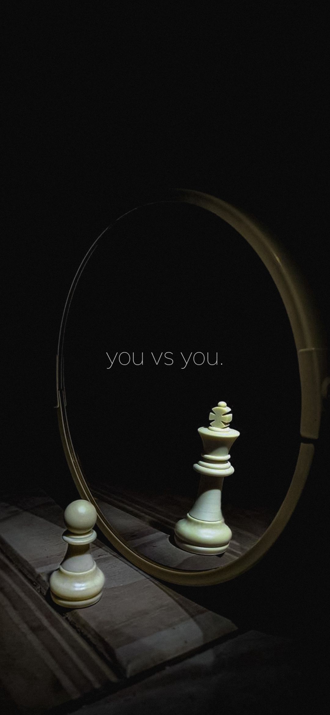 Chess Reflection: You vs You - motivation wallpaper for OpersCraft