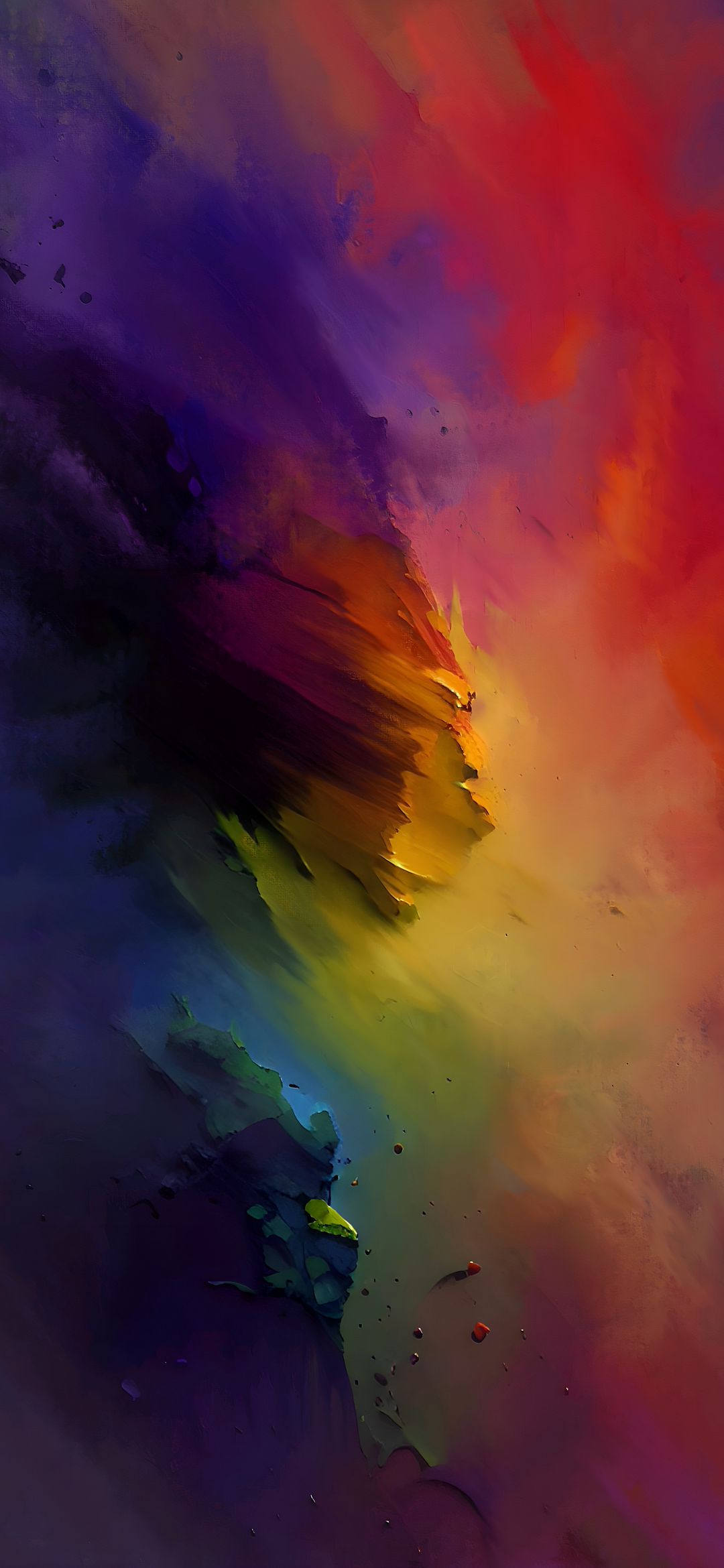 Chromatic Cascade Abstract - random wallpaper for OpersCraft