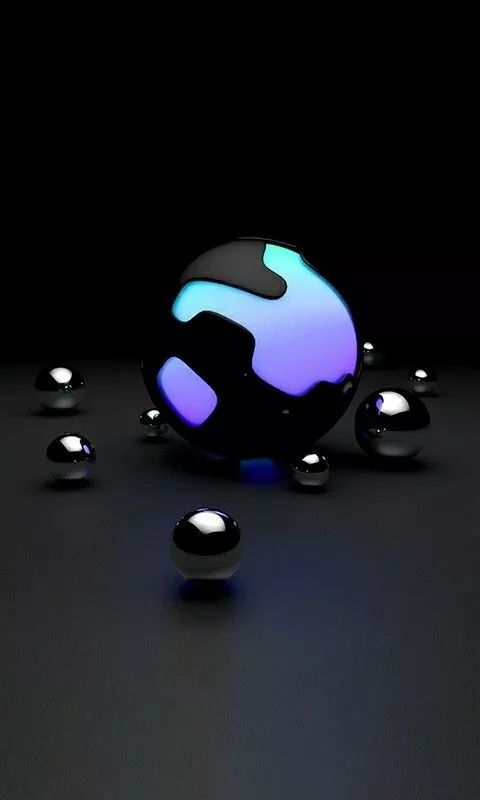 Chromatic Sphere Arrangement - abstract wallpaper for OpersCraft