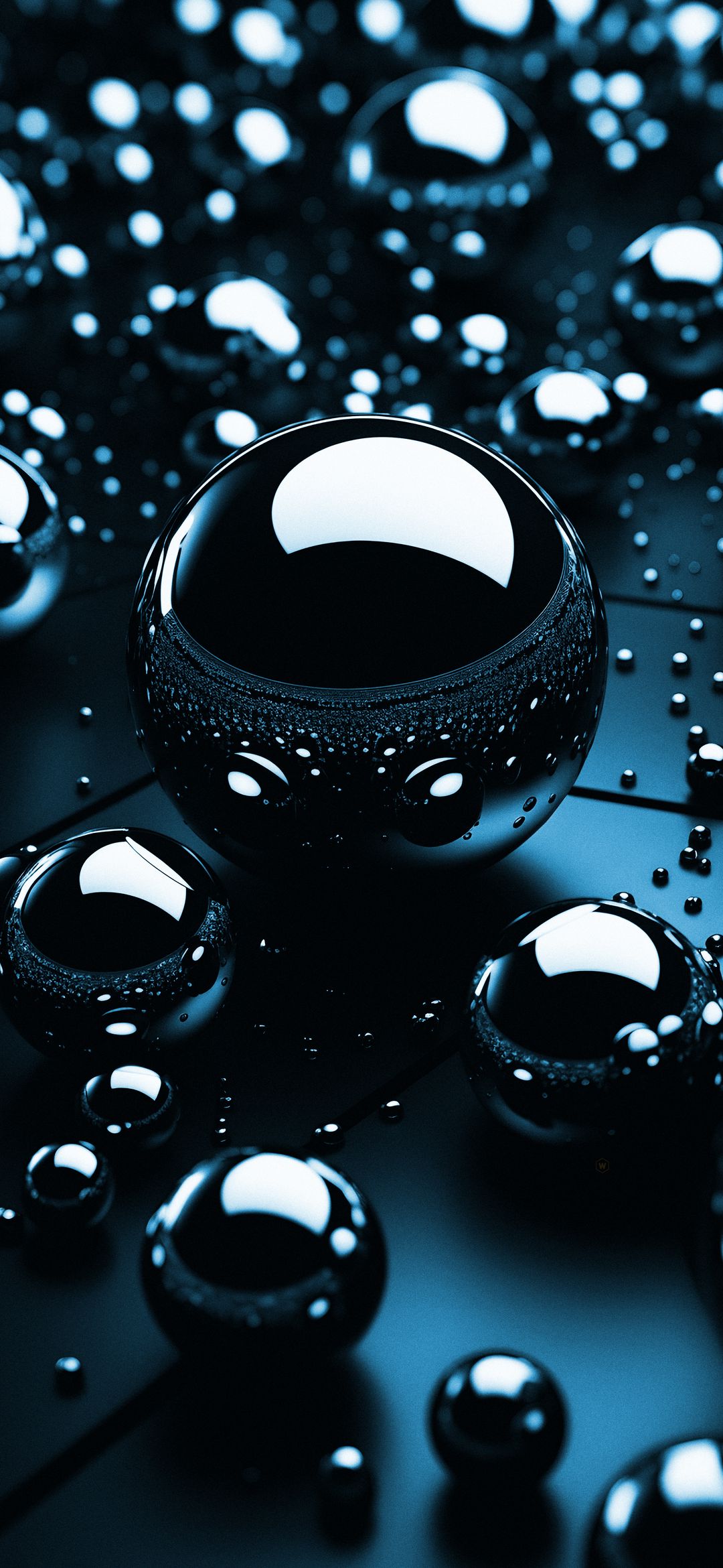 Chrome Sphere Reflections - abstract wallpaper for OpersCraft