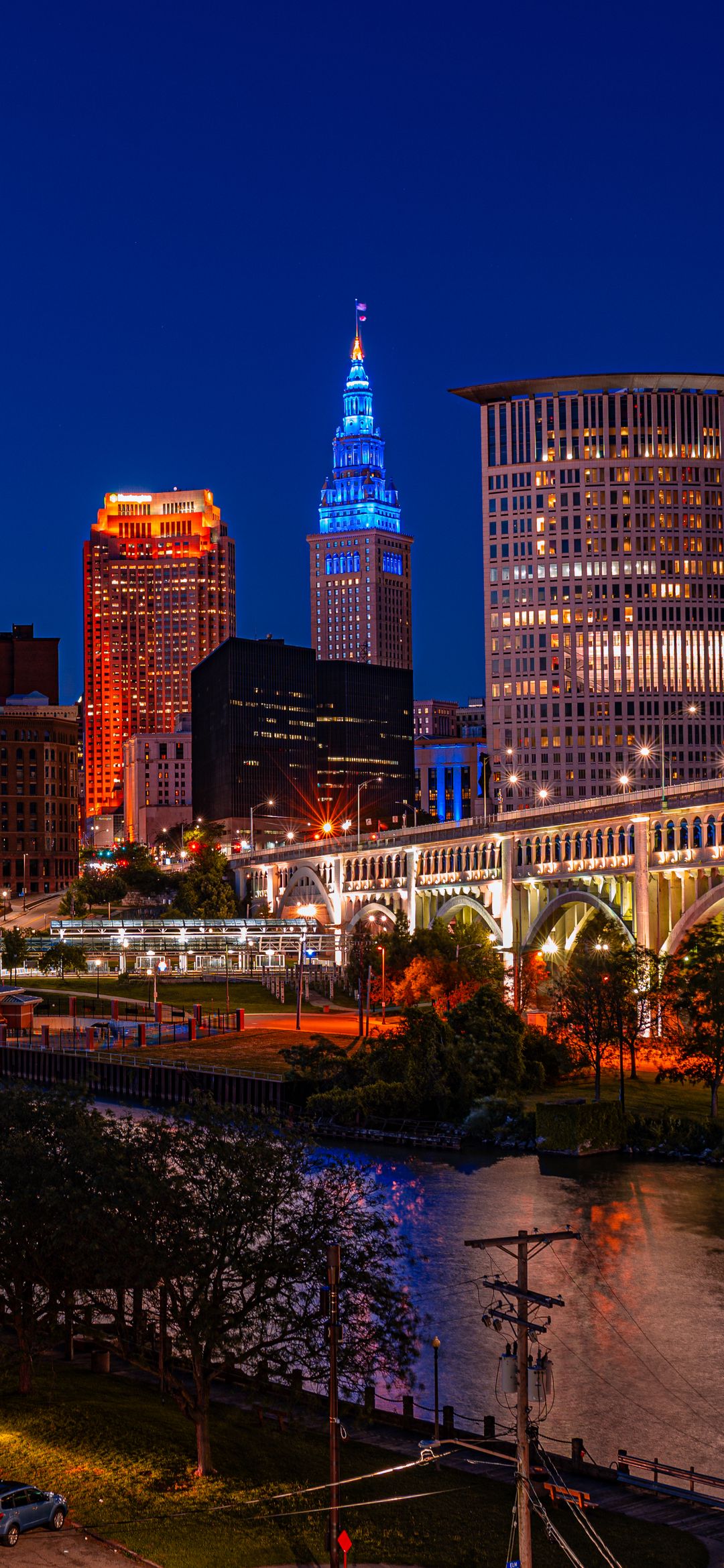 Cleveland City Lights - city wallpaper for OpersCraft