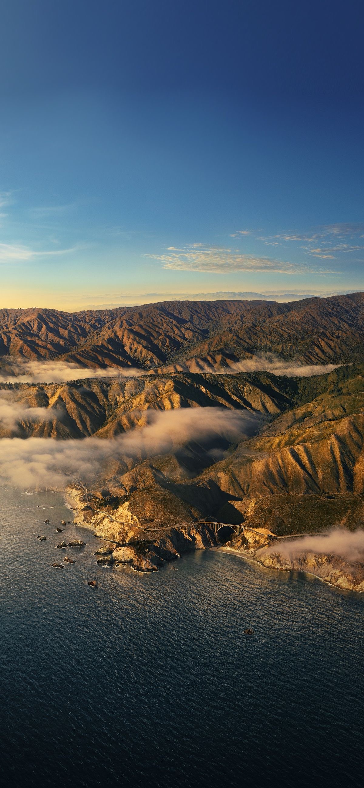 Coastal Mountain Bridge View - landscape wallpaper for OpersCraft
