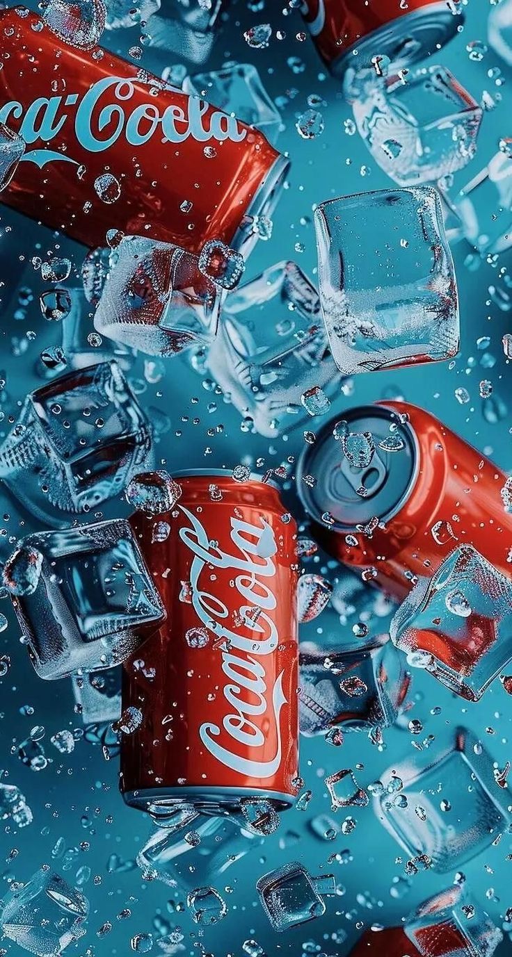 Coca-Cola Ice Splash - dope wallpaper for OpersCraft