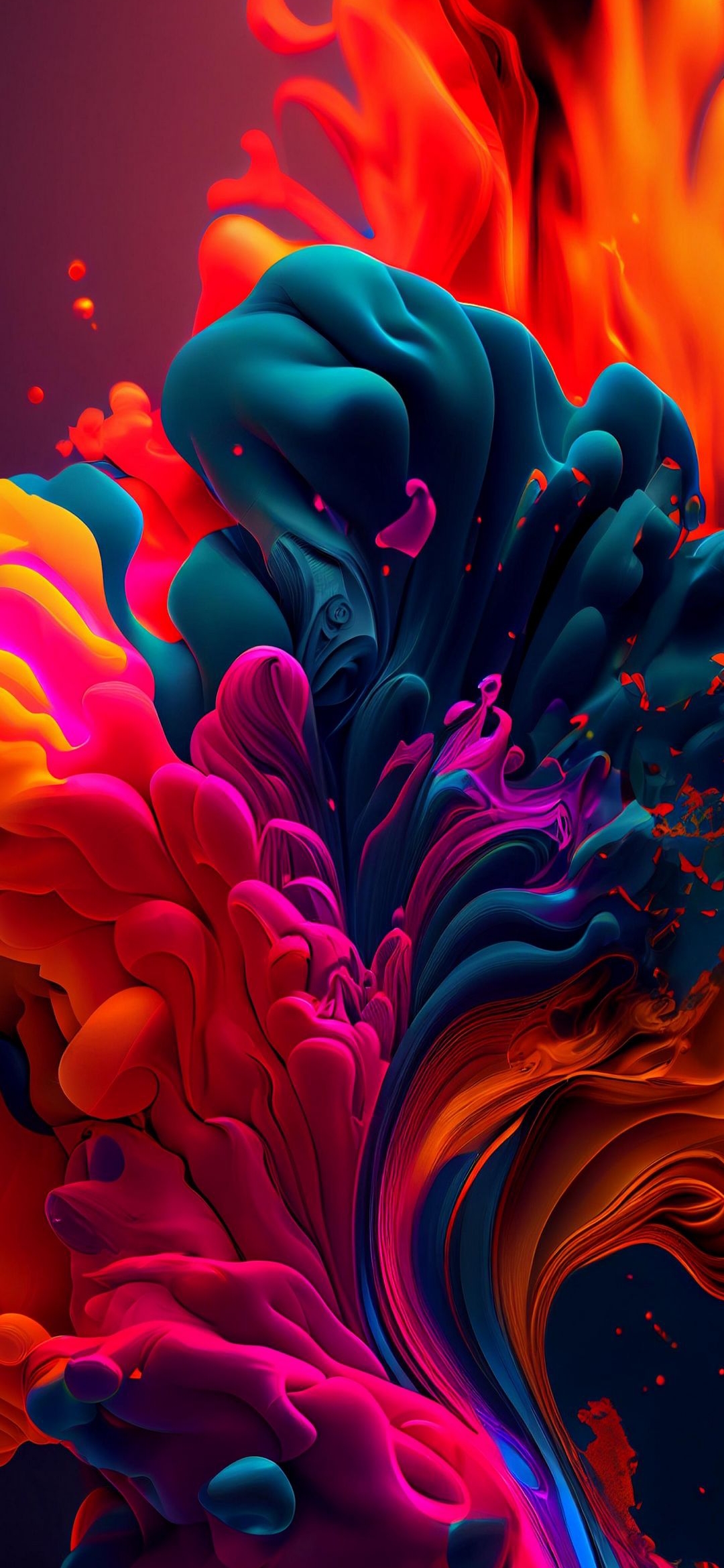 Colorful Abstract Fluid Art - random wallpaper for OpersCraft