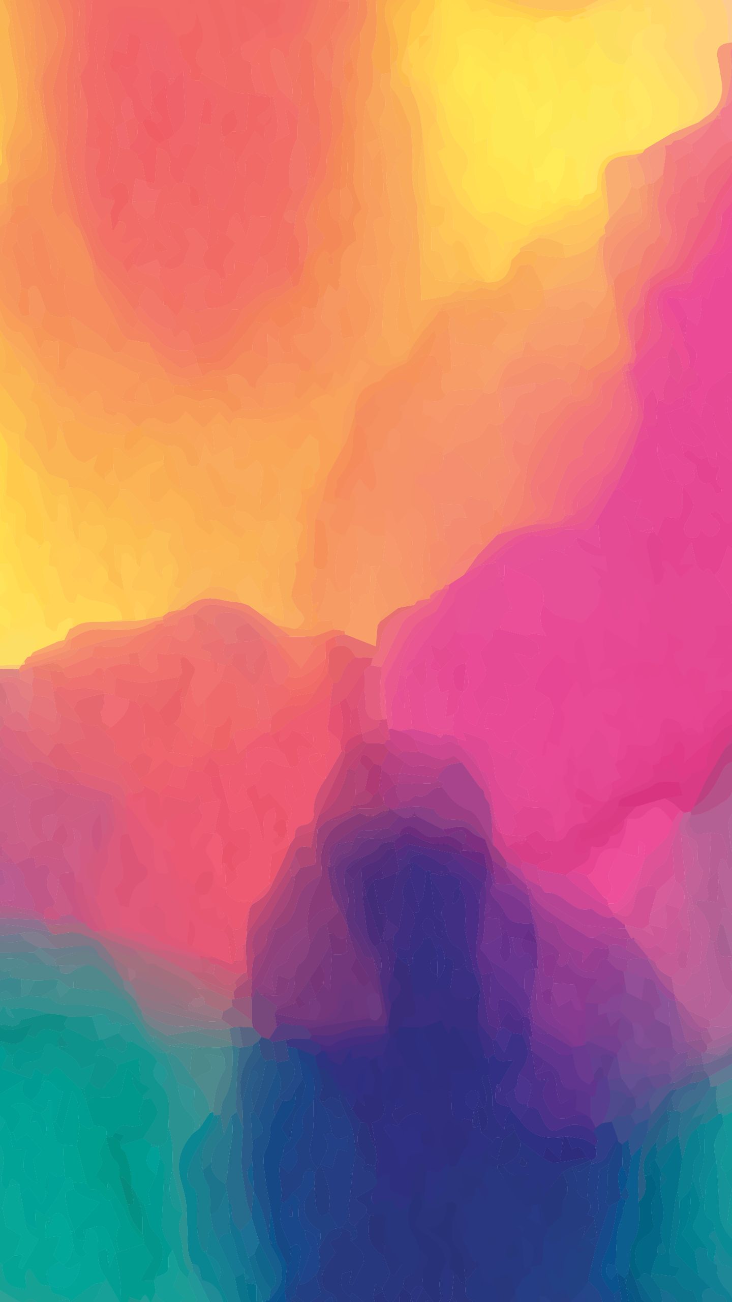 Colorful Abstract Landscape - abstract wallpaper for OpersCraft