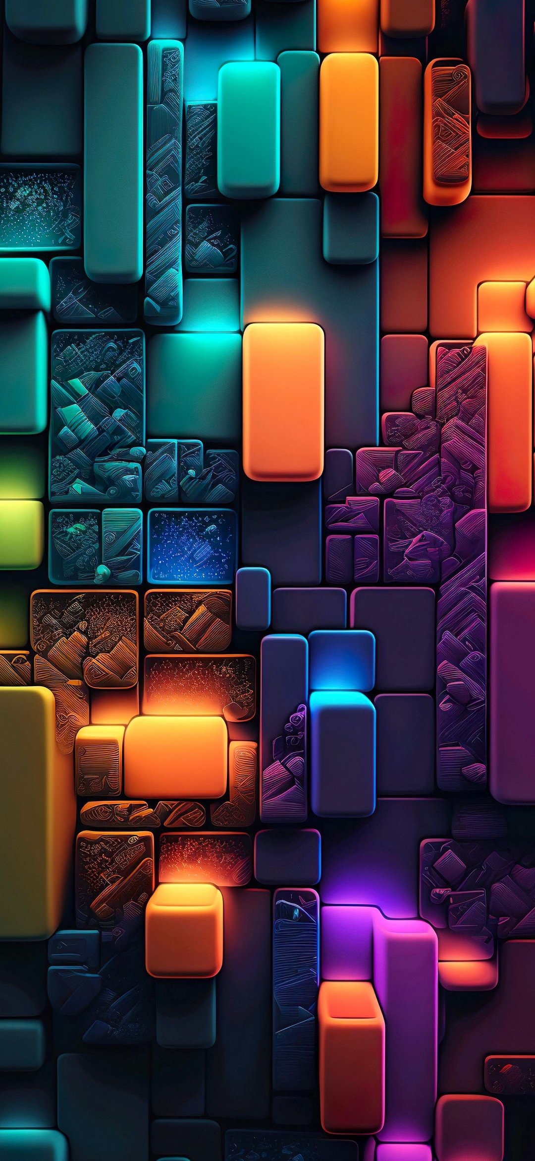 Colorful Blocks Abstract - abstract wallpaper for OpersCraft