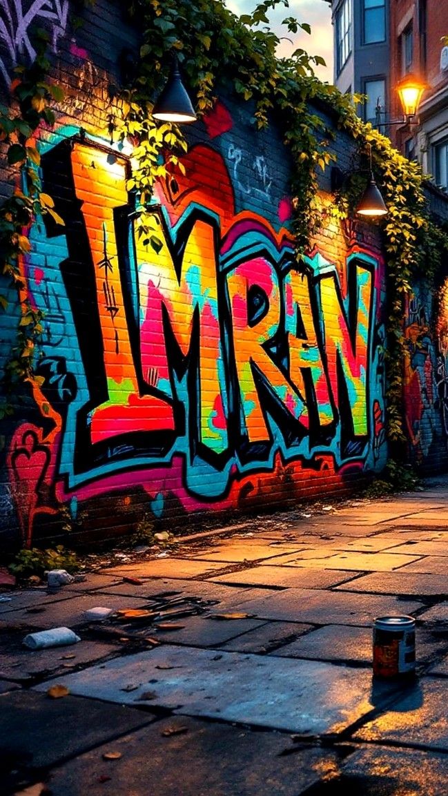 Colorful Graffiti Alley - graffiti wallpaper for OpersCraft
