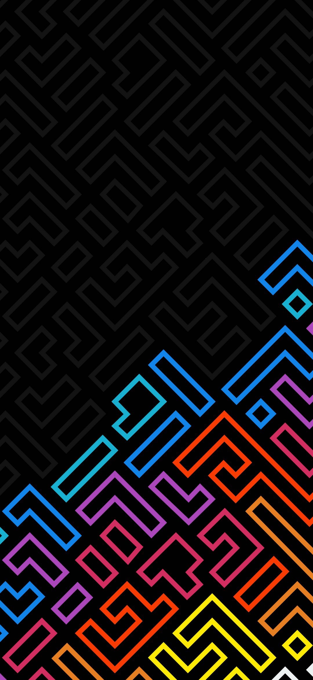 Colorful Maze Gradient - abstract wallpaper for OpersCraft