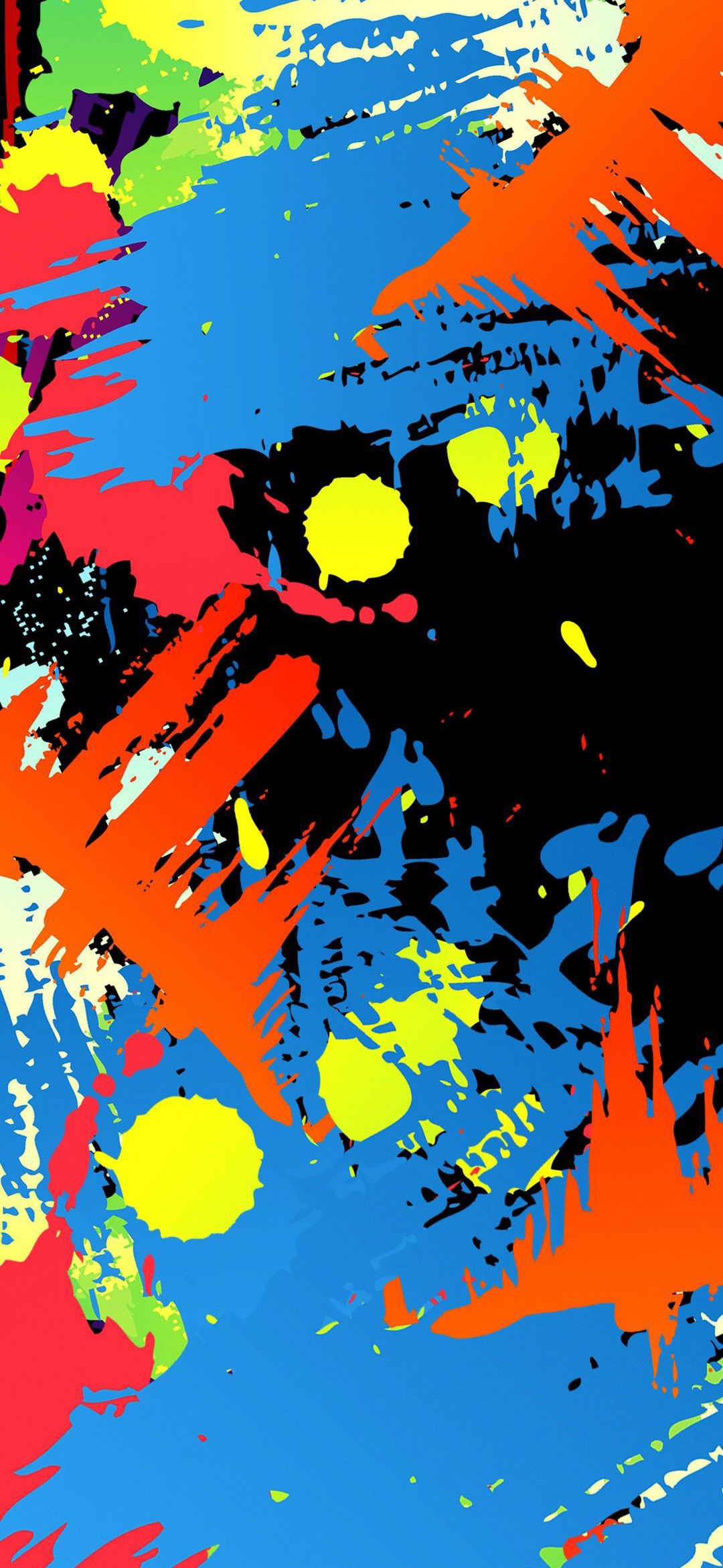 Colorful Paint Splatter Art - random wallpaper for OpersCraft