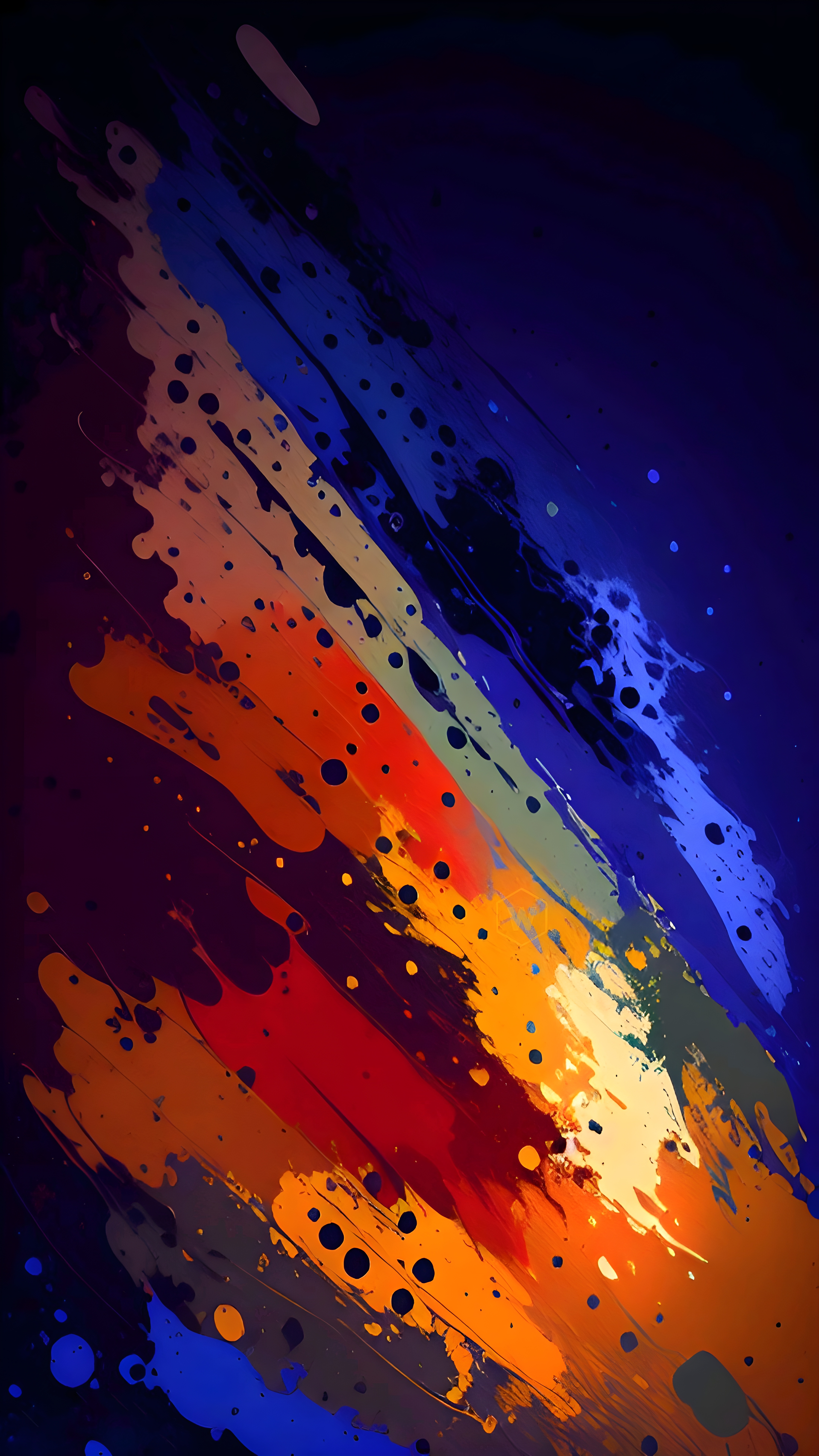 Colorful Paint Splatter - abstract wallpaper for OpersCraft
