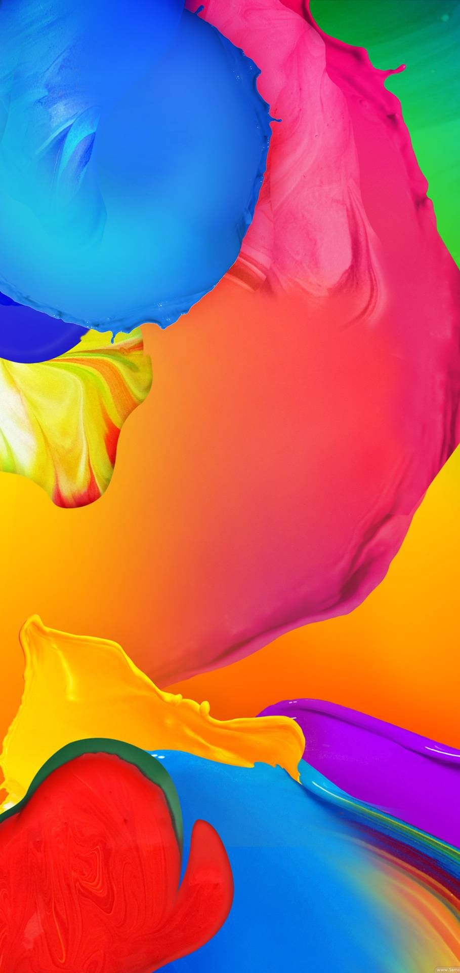 Colorful Paint Swirls - abstract wallpaper for OpersCraft