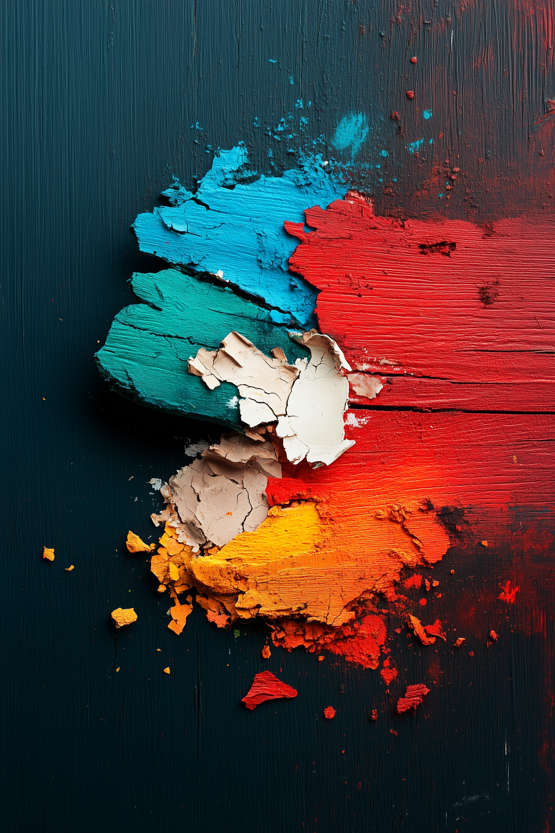 Colorful Paint Texture Abstract - random wallpaper for OpersCraft