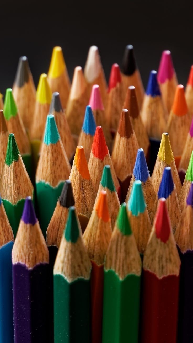 Colorful Pencil Point Array - macro wallpaper for OpersCraft