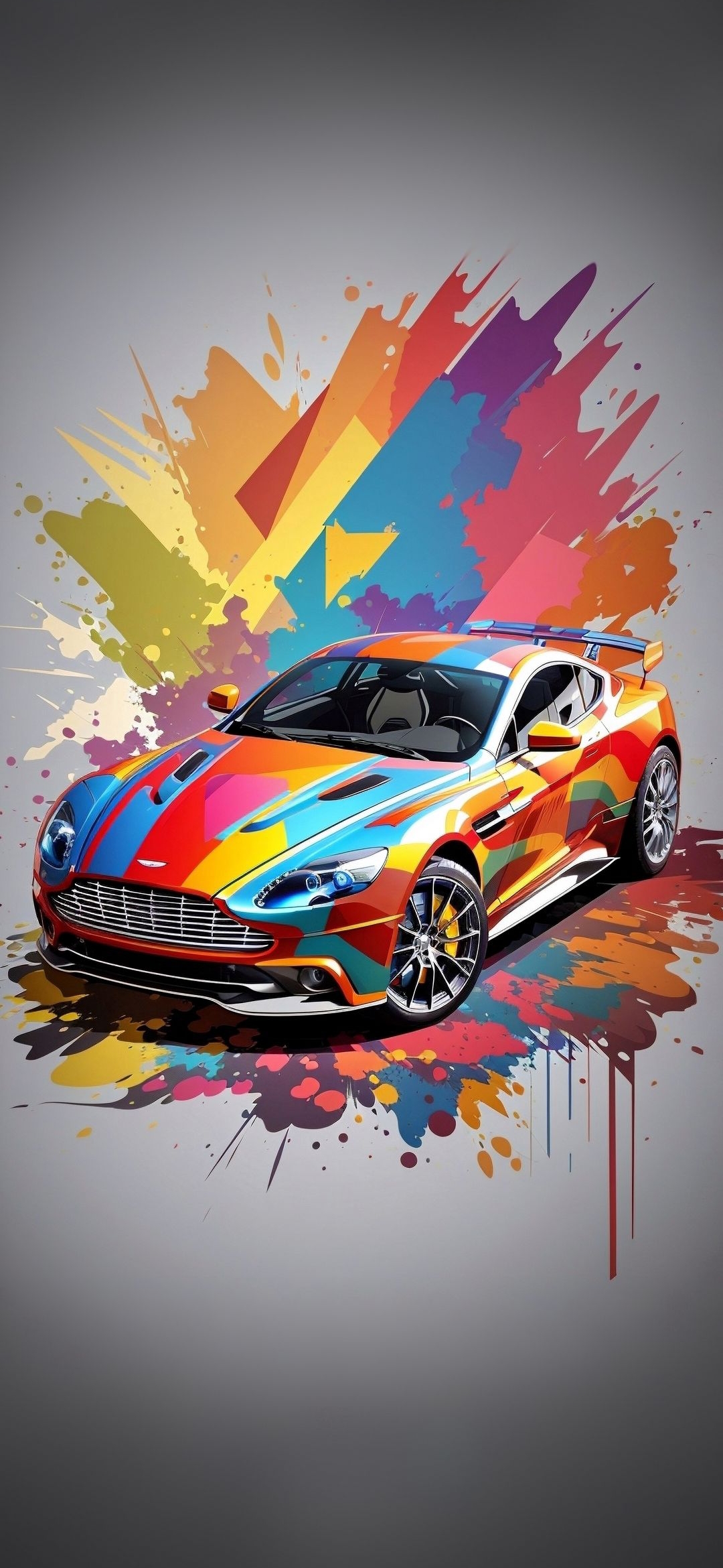 Colorful Sports Car Splash - cars wallpaper for OpersCraft
