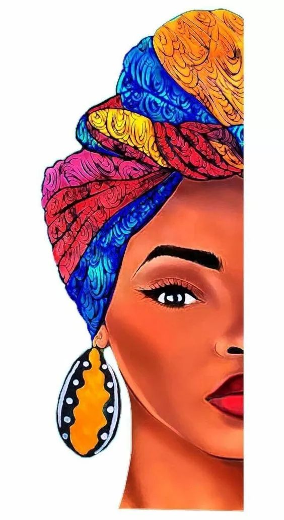 Colorful Turban Portrait - random wallpaper for OpersCraft