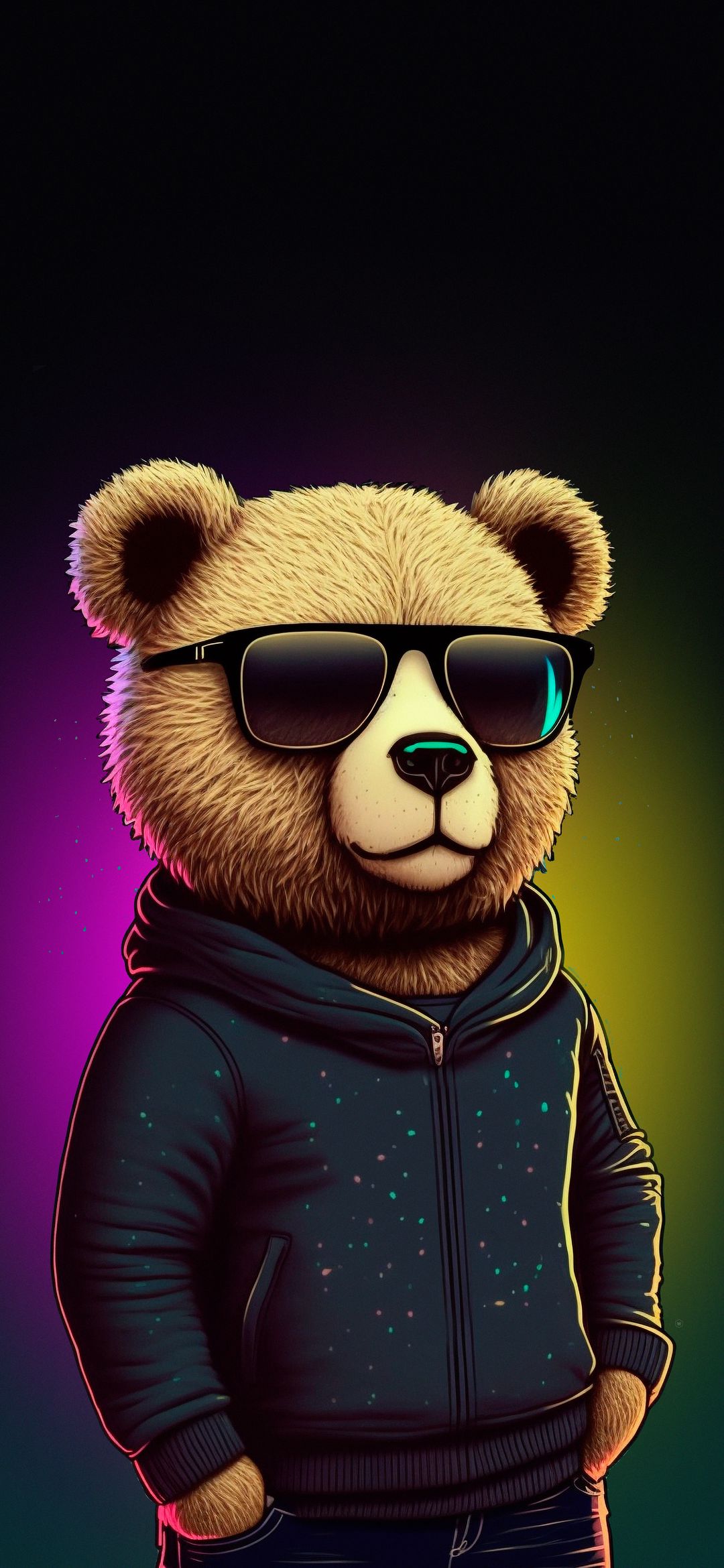 Cool Bear with Hoodie - animals wallpaper for OpersCraft