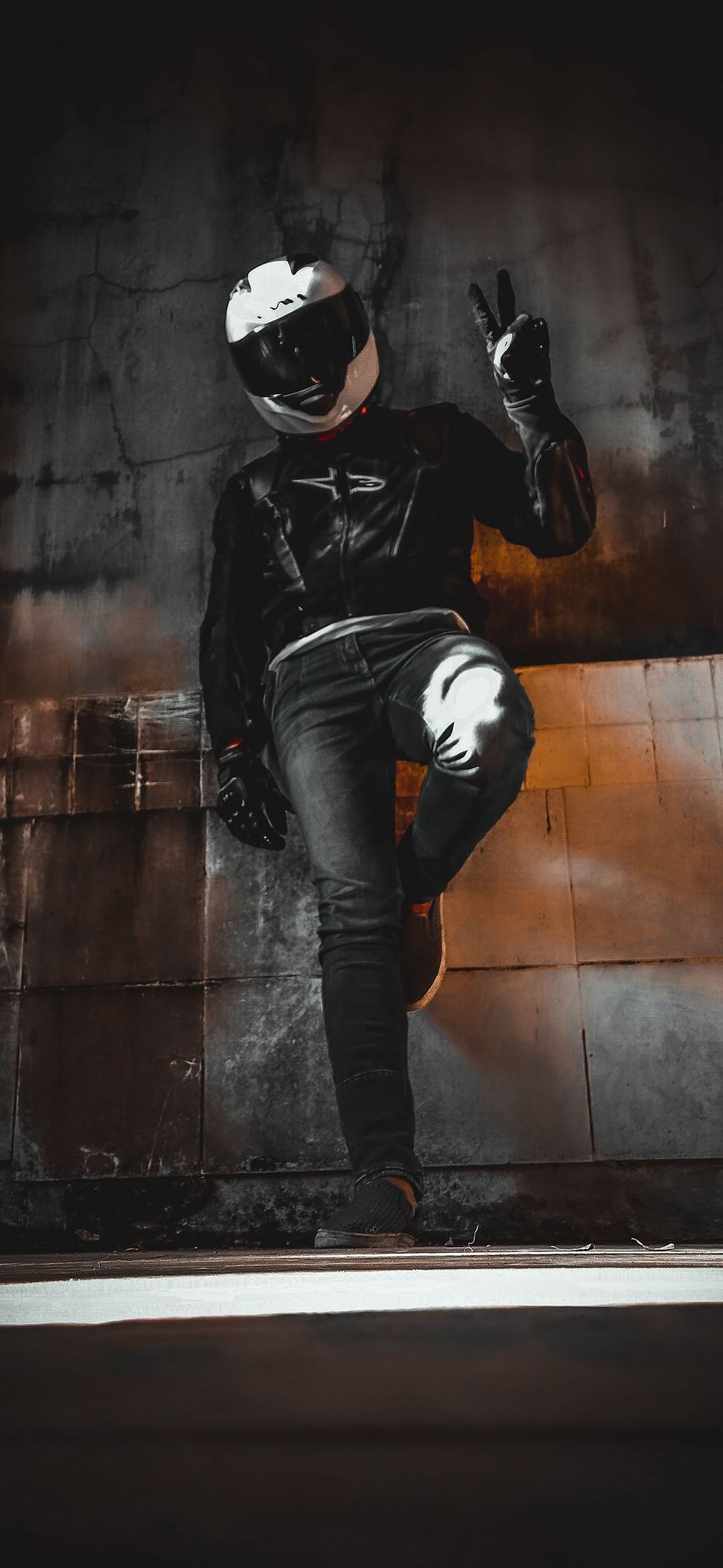 Cool Biker Peace Sign - motorcycle wallpaper for OpersCraft