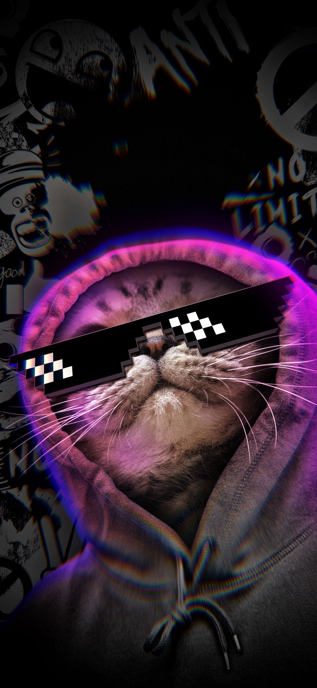 Cool Cat Vibes - cat wallpaper for OpersCraft