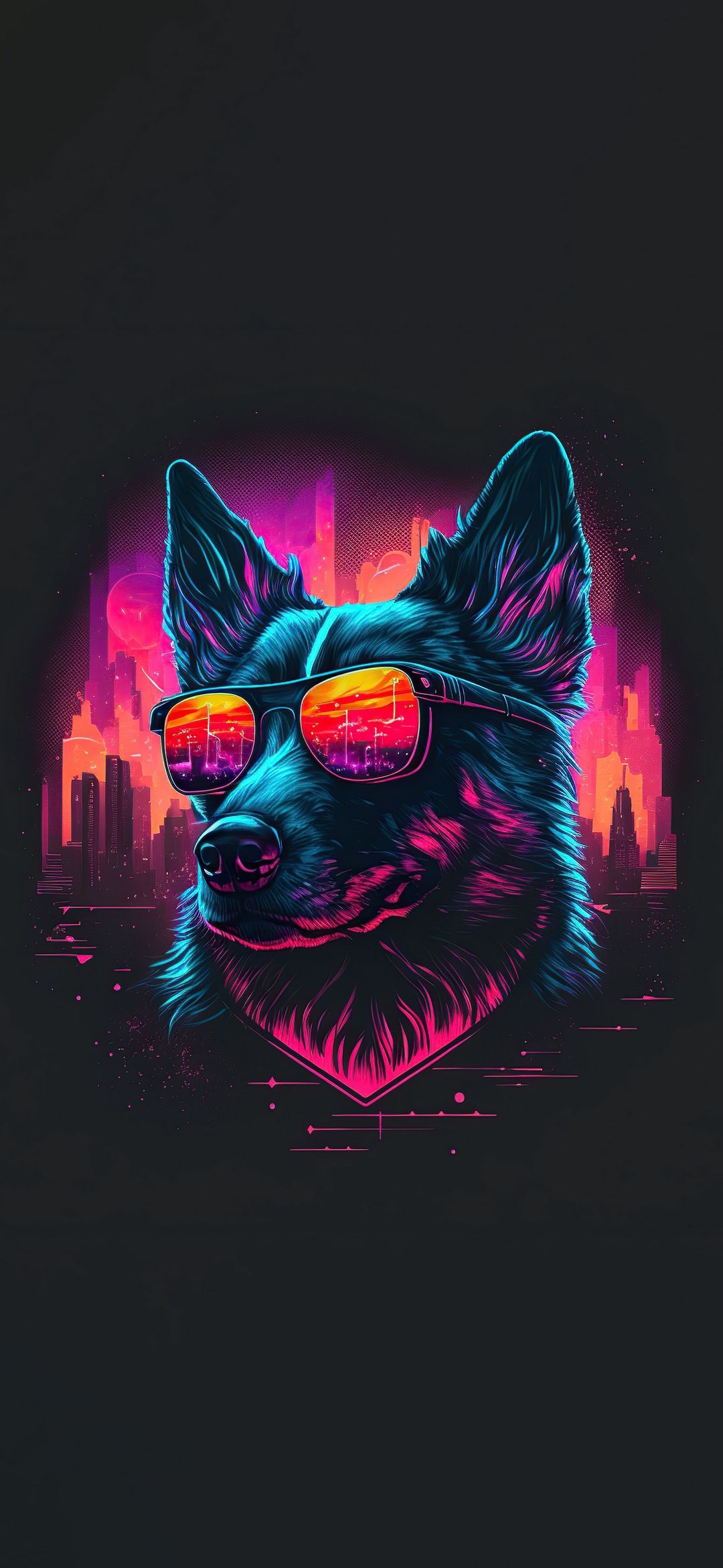 Cool Dog Cityscape - random wallpaper for OpersCraft