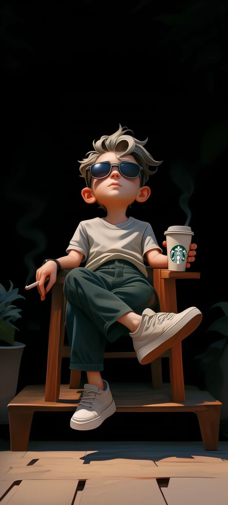 Cool Kid Cartoon - cartoon wallpaper for OpersCraft