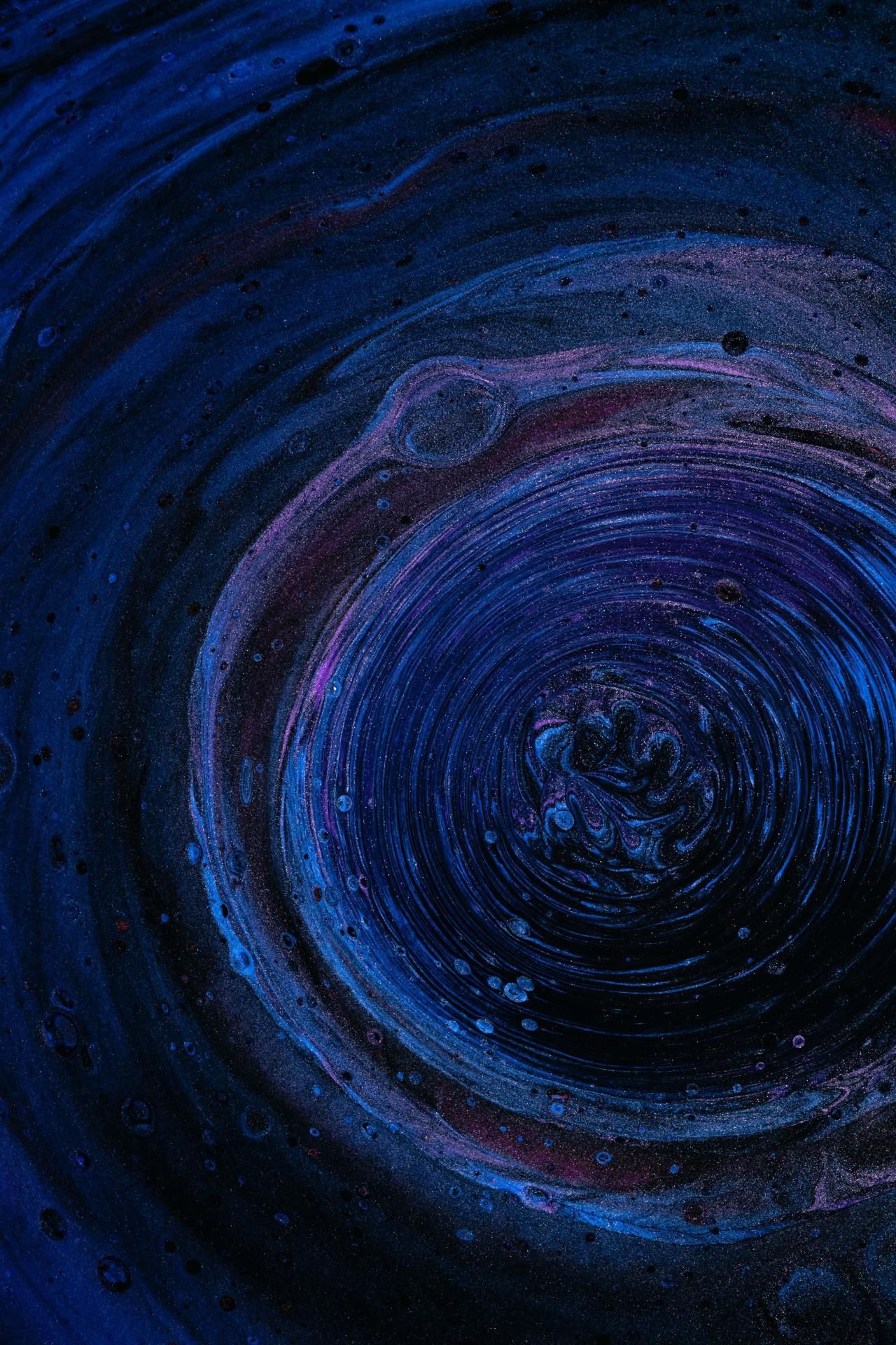 Cosmic Blue Vortex - abstract wallpaper for OpersCraft