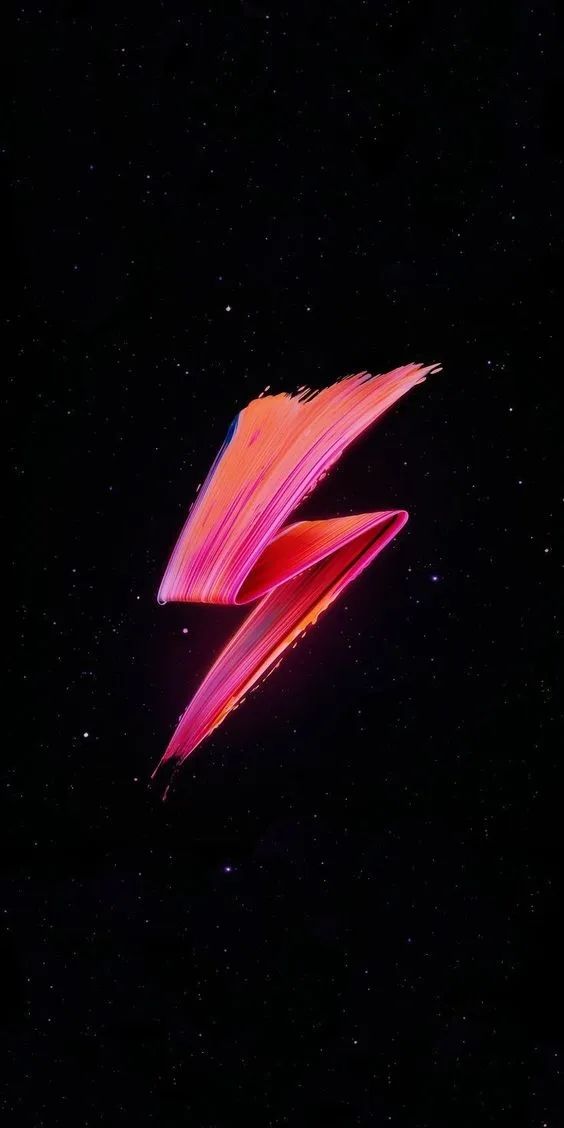 Cosmic Brushstroke Lightning - abstract wallpaper for OpersCraft