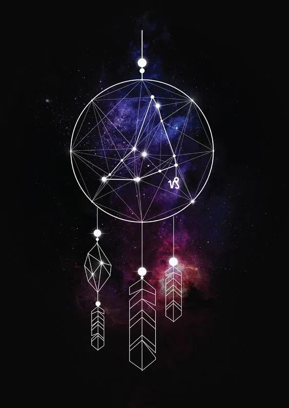 Cosmic Capricorn Dreamcatcher - astrology wallpaper for OpersCraft
