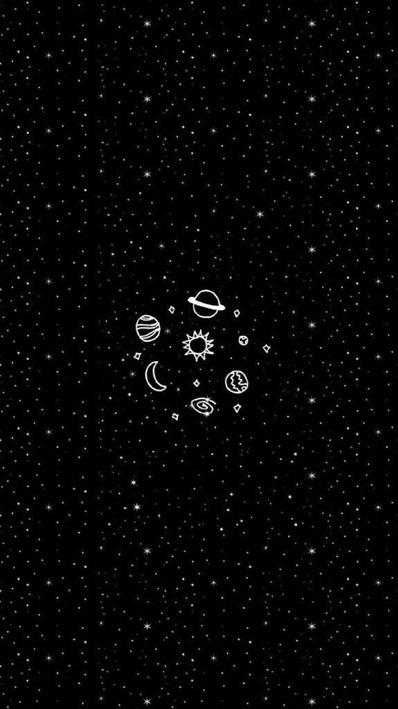 Cosmic Doodle Universe - space wallpaper for OpersCraft