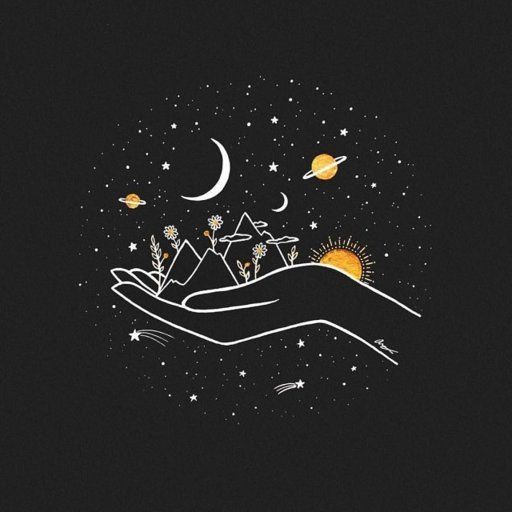 Cosmic Handscape - celestial wallpaper for OpersCraft