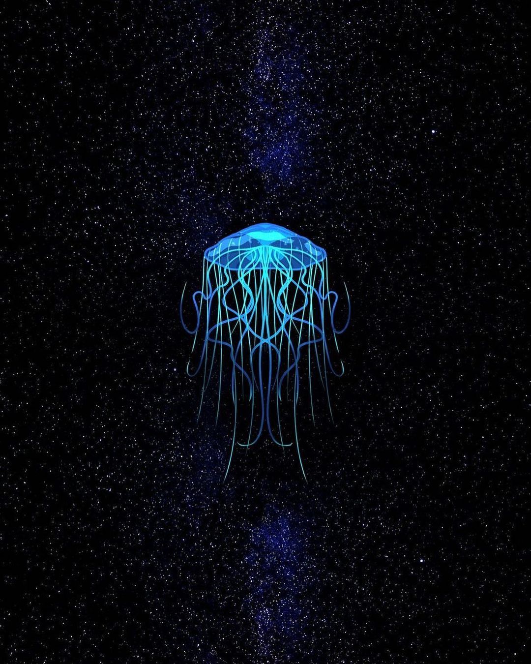 Cosmic Jellyfish Nebula - space wallpaper for OpersCraft