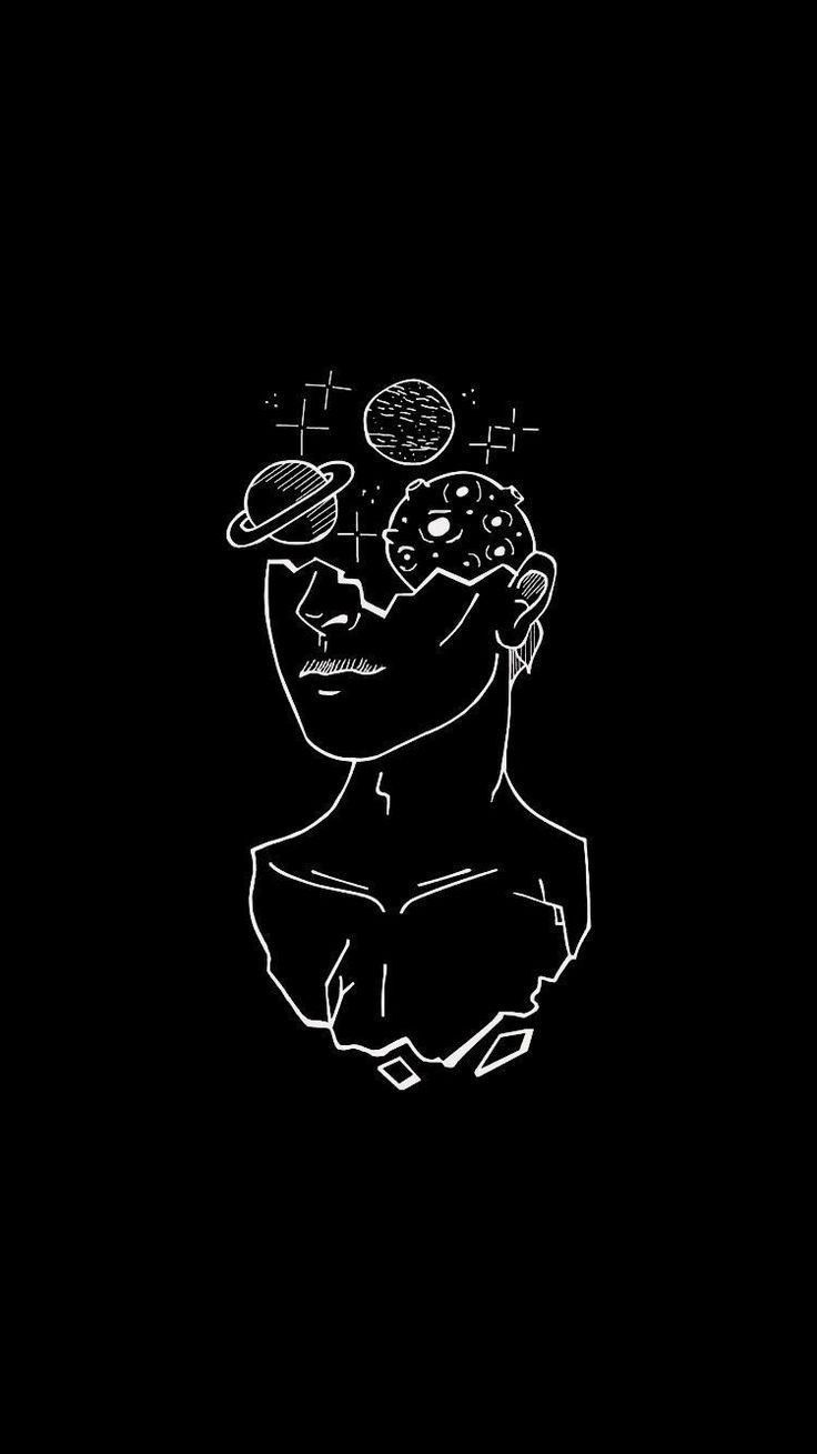 Cosmic Mindscape Drawing - abstract wallpaper for OpersCraft