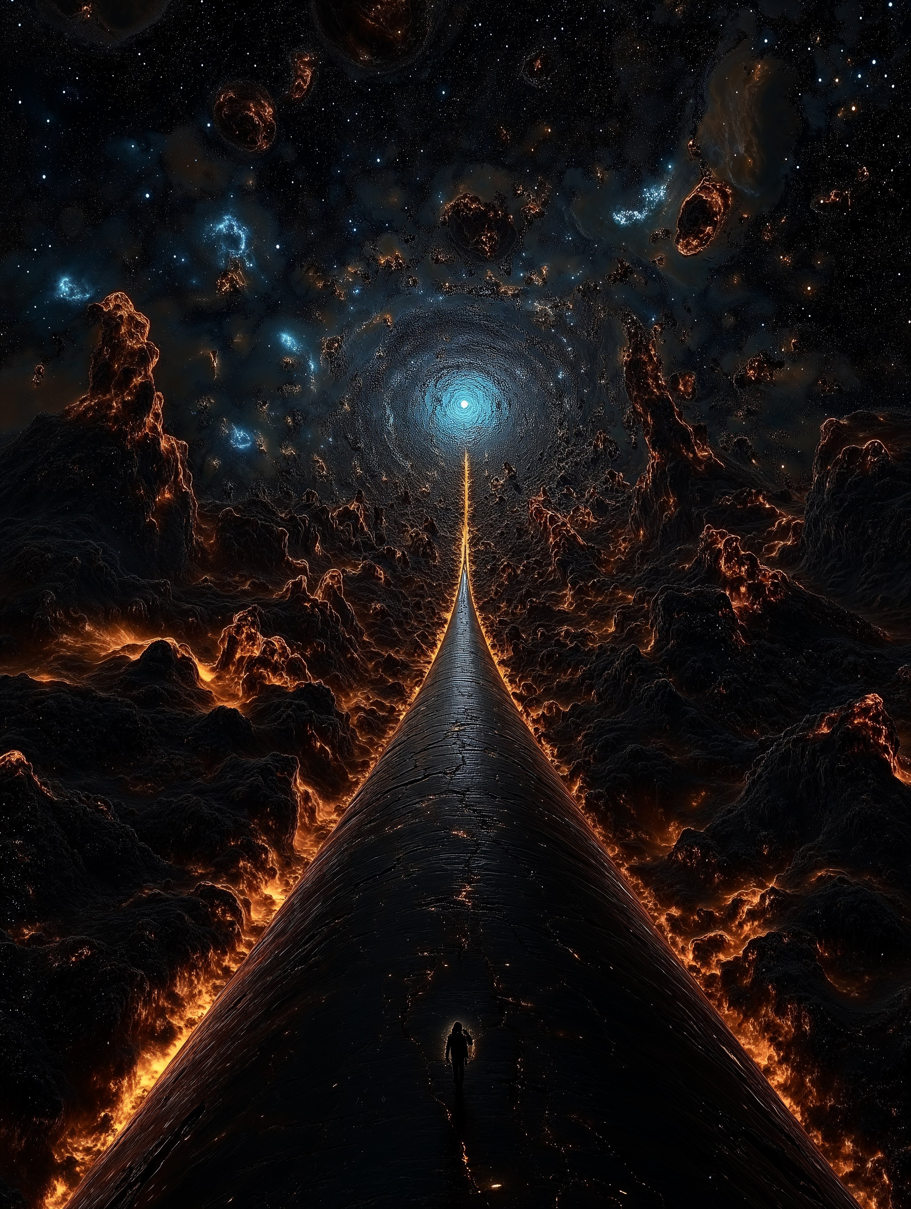 Cosmic Pathway to Light - space wallpaper for OpersCraft