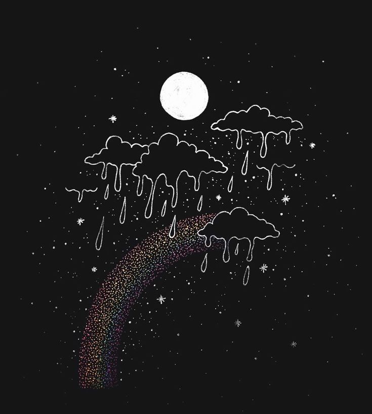 Cosmic Rainbow Rain - fantasy wallpaper for OpersCraft