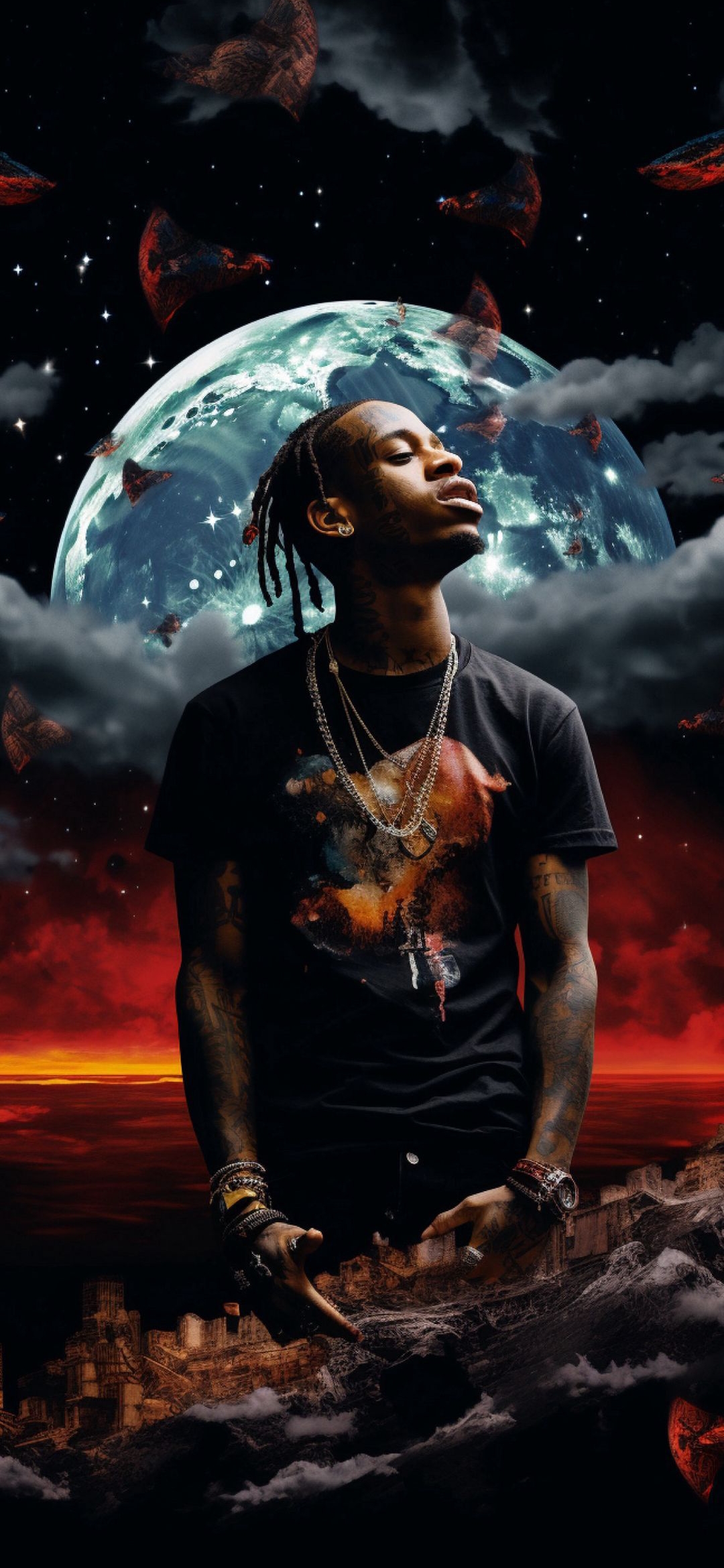 Cosmic Rapper Portrait - rapper wallpaper for OpersCraft