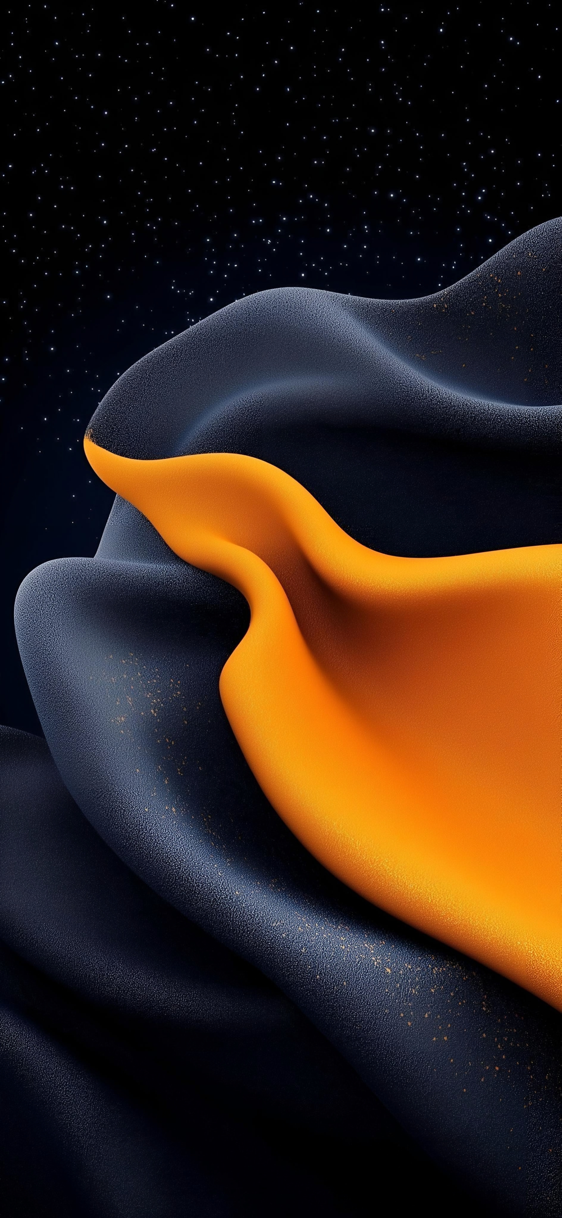 Cosmic Silk Waves - abstract wallpaper for OpersCraft