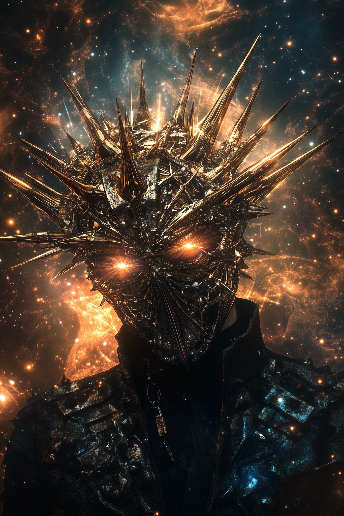 Cosmic Spiked Mask - fantasy wallpaper for OpersCraft