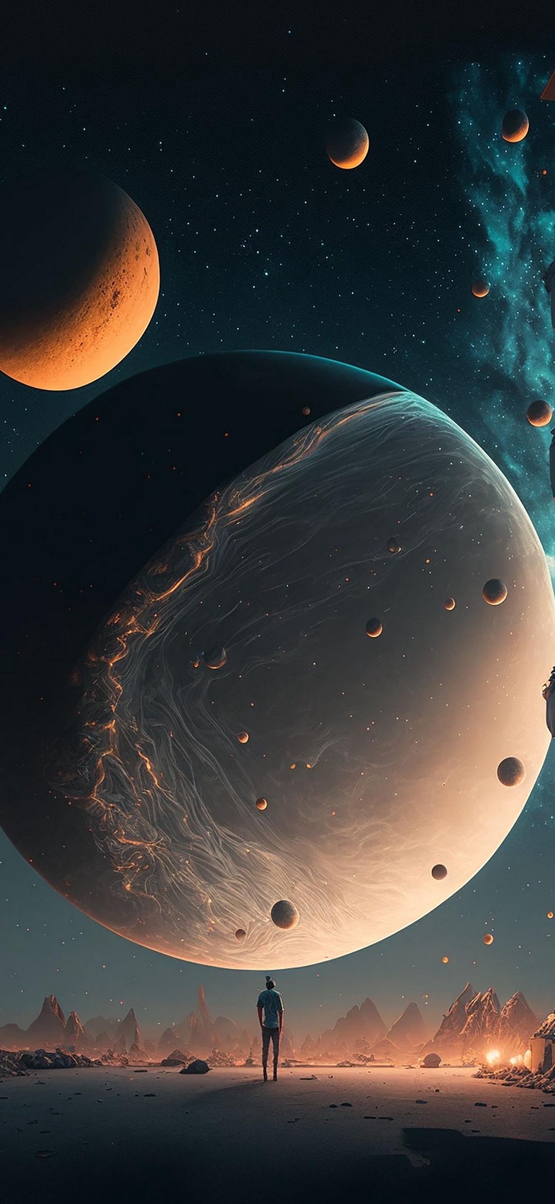 Cosmic Wanderer's Dreamscape - space wallpaper for OpersCraft
