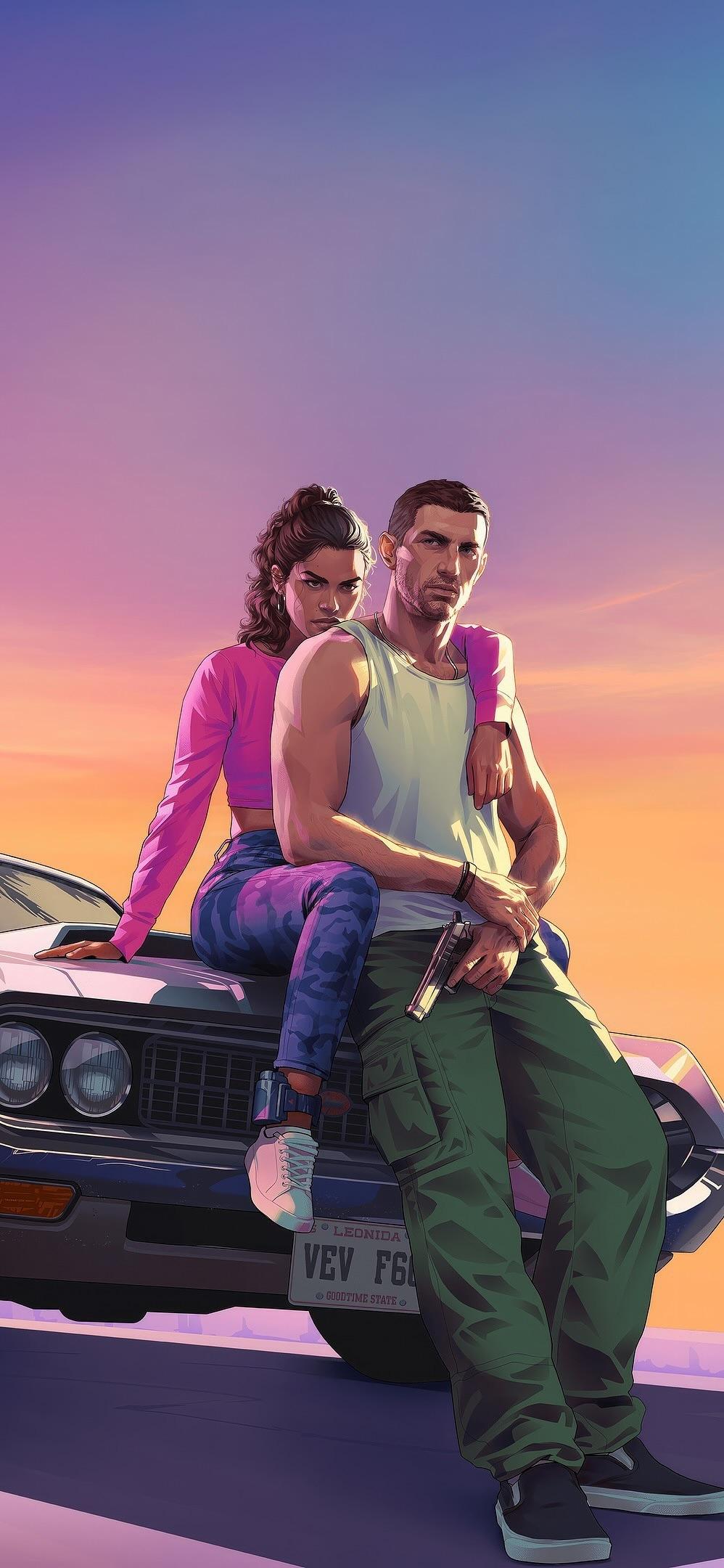 Couple on Car - ghetto wallpaper for OpersCraft