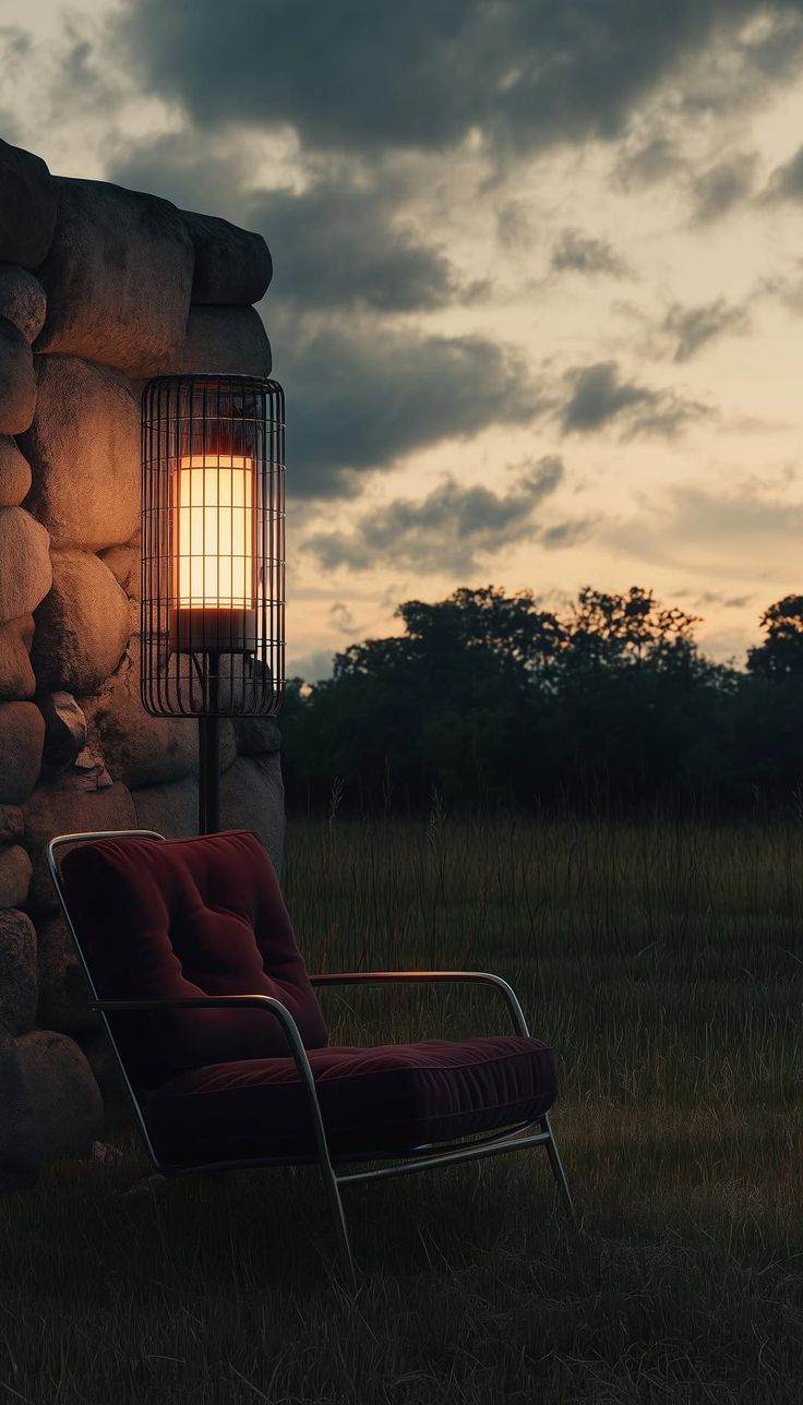 Cozy Outdoor Evening - landscape wallpaper for OpersCraft
