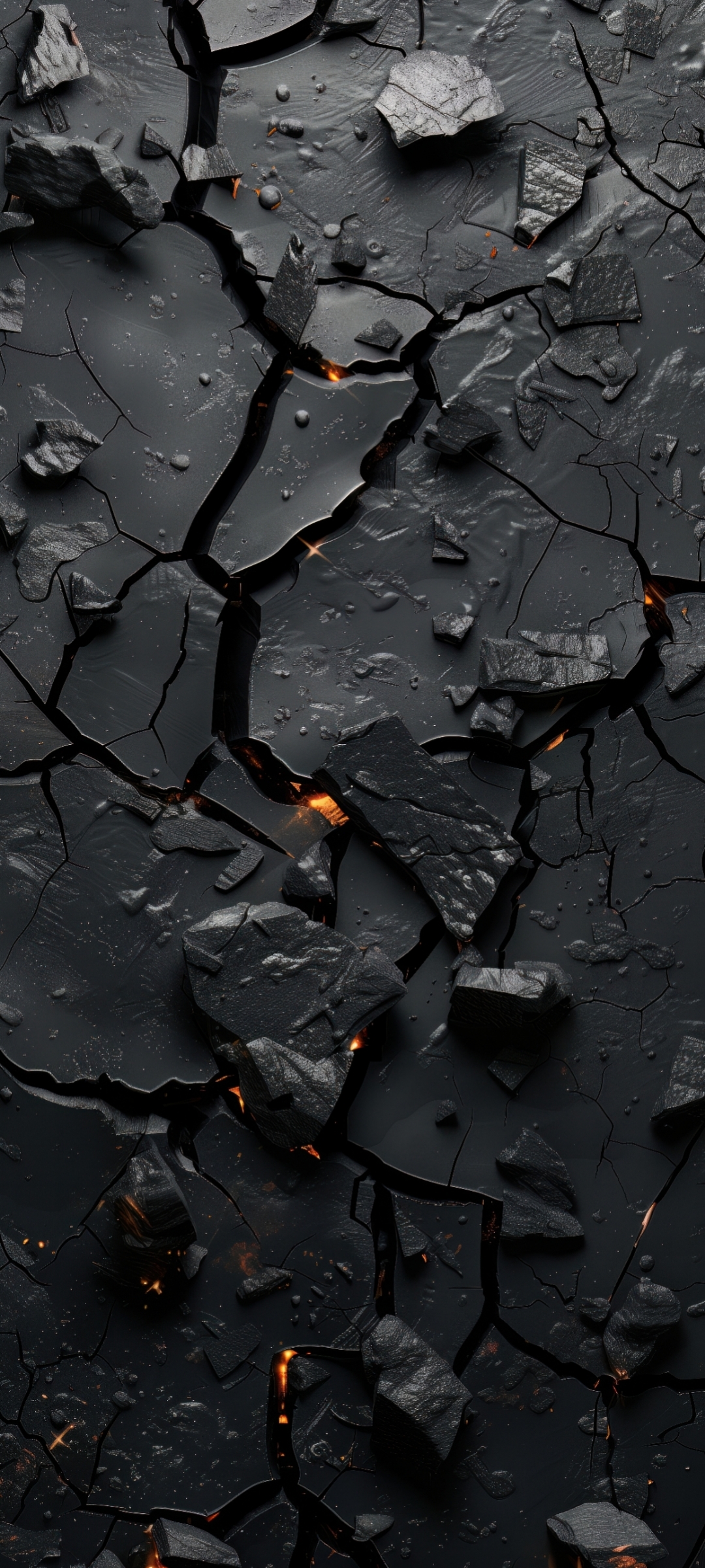 Cracked Earth Glow - texture wallpaper for OpersCraft