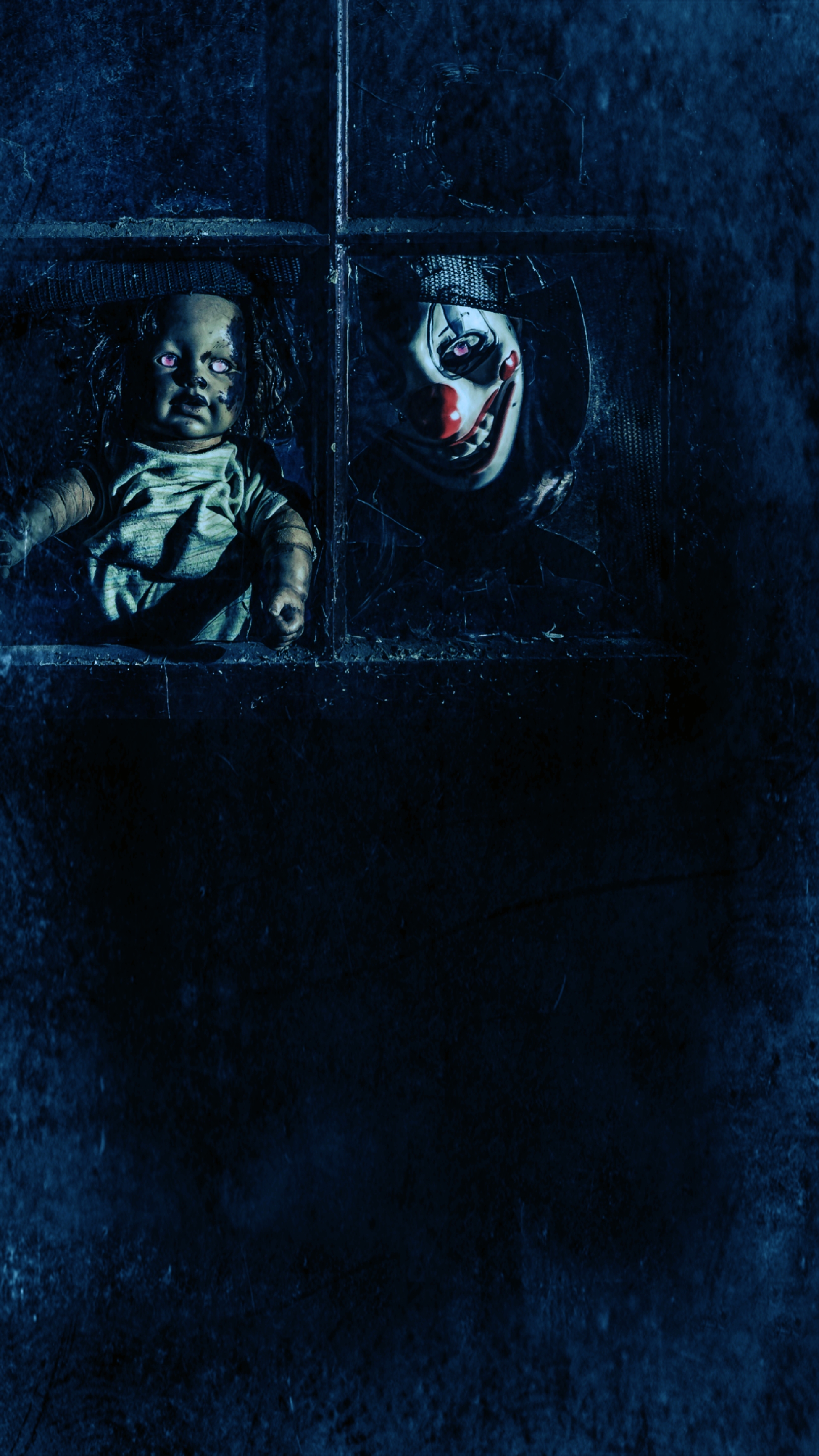 Creepy Clown and Doll - gothic wallpaper for OpersCraft