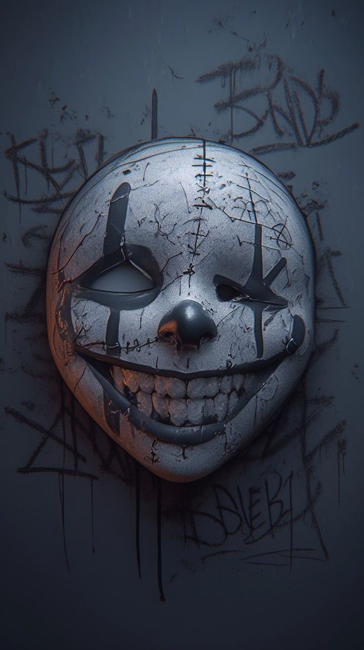 Creepy Clown Mask - ghetto wallpaper for OpersCraft
