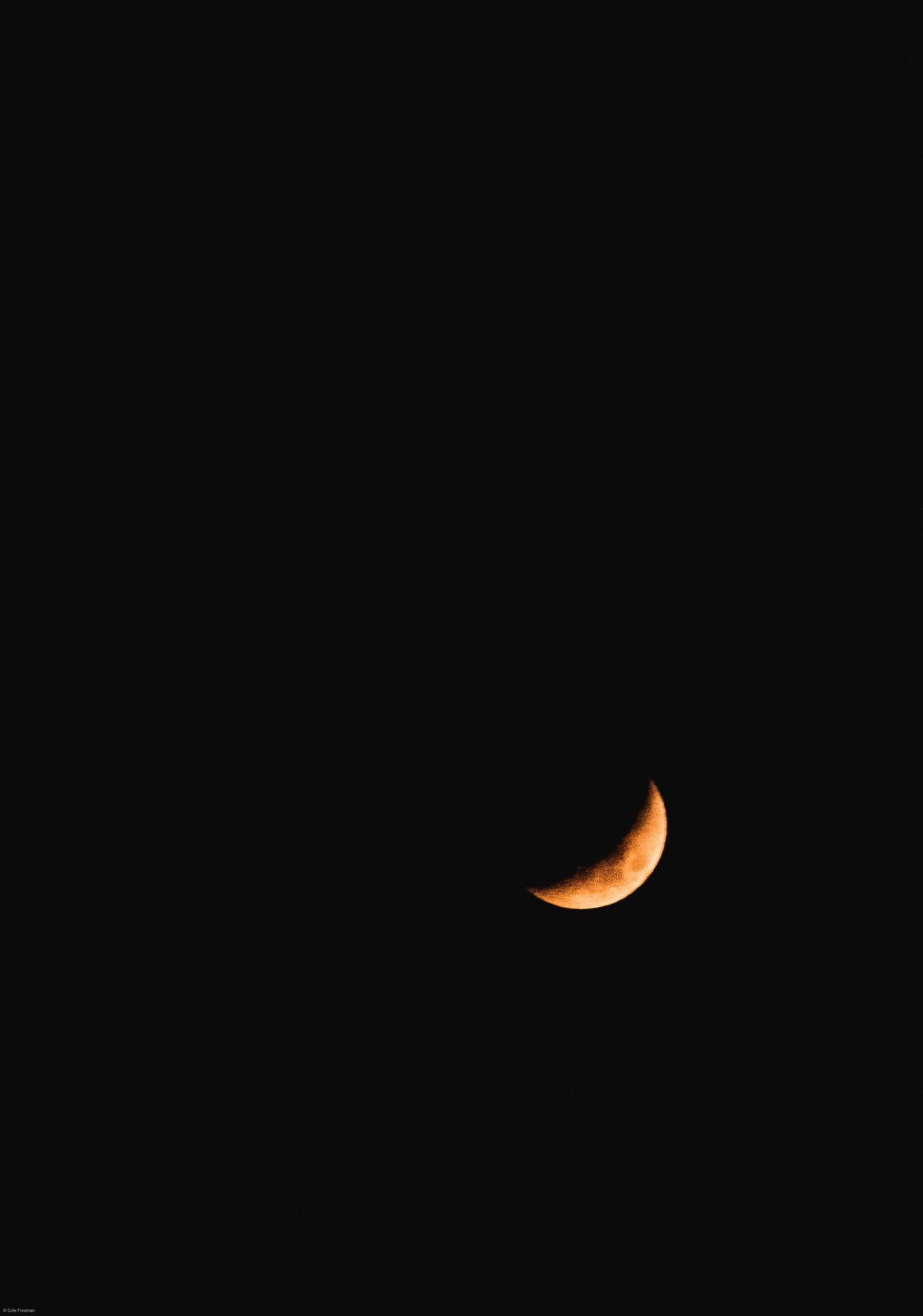 Crescent Moon Night - space wallpaper for OpersCraft