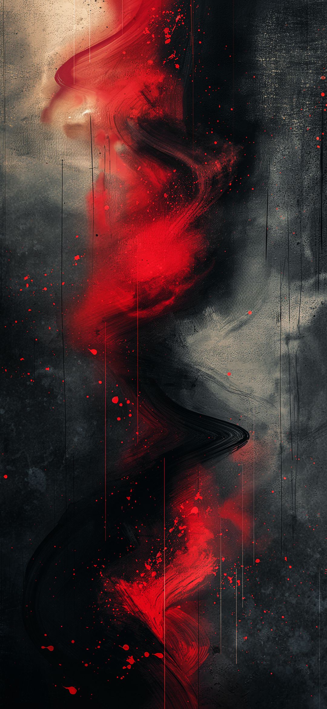 Crimson Abstract Swirls - abstract wallpaper for OpersCraft