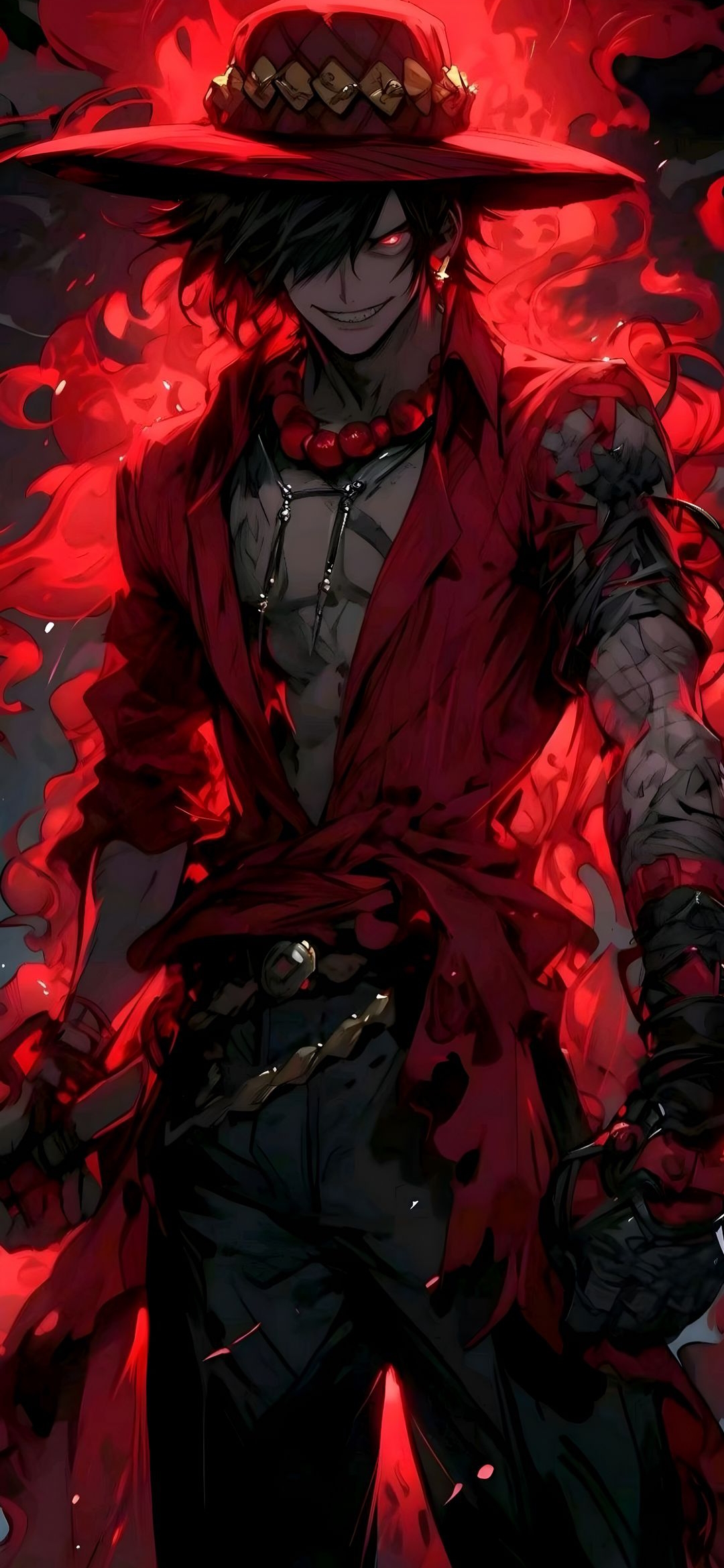 Crimson Anime Pirate - anime wallpaper for OpersCraft